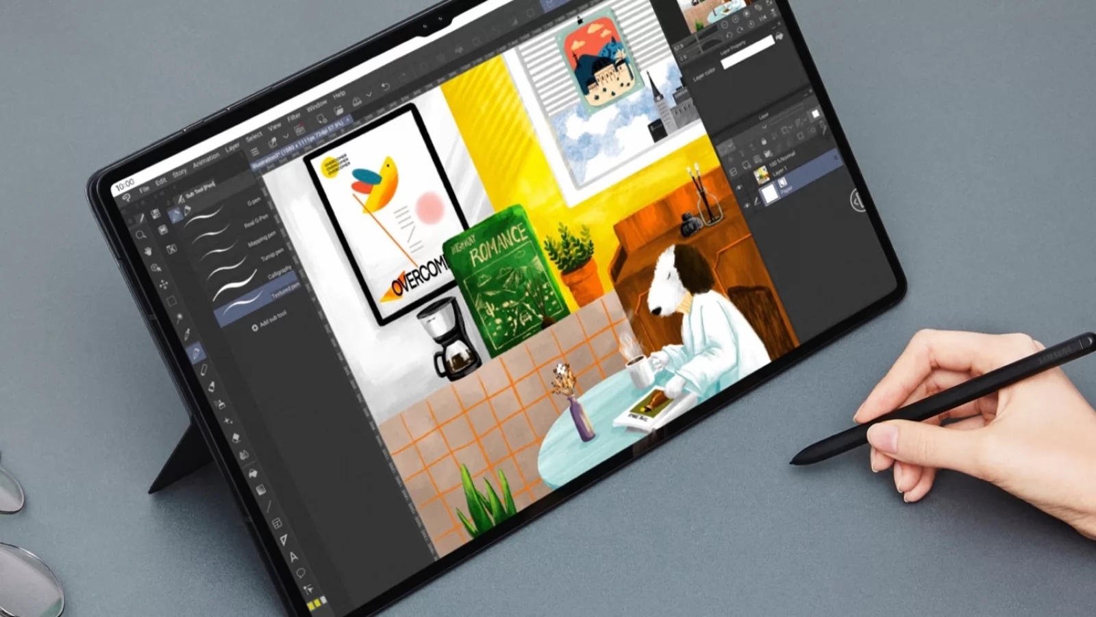 Android 12L ajunge pe seria de tablete Samsung Galaxy Tab S8; Primesc taskbar similar cu cel disponibil pe Galaxy Z Fold 4
