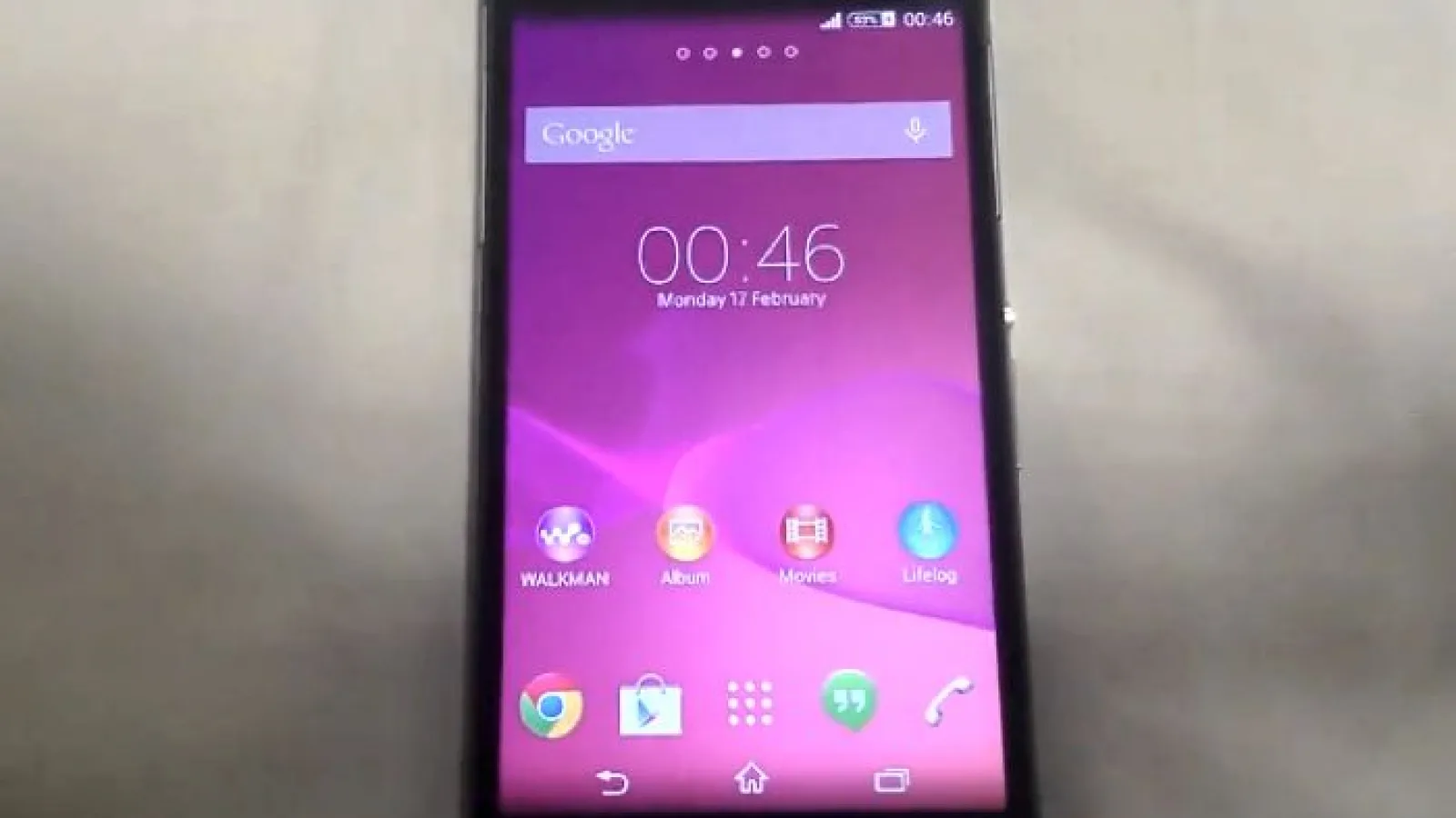 Sony Xperia Z2 (Sirius) filmat din nou În acțiune (Video)