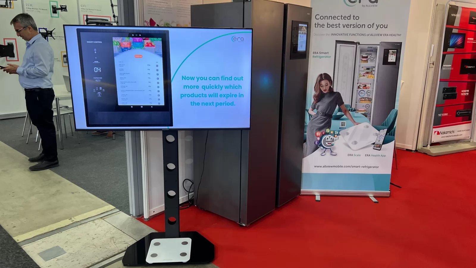 IFA 2022: Am văzut primul frigider Allview la treabă; ERA Smart Refrigerator are cameră, monitor de nutrienţi