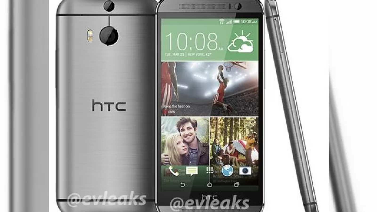 HTC M8 apare În noi imagini; de această dată În varianta de culoare argintie și gri