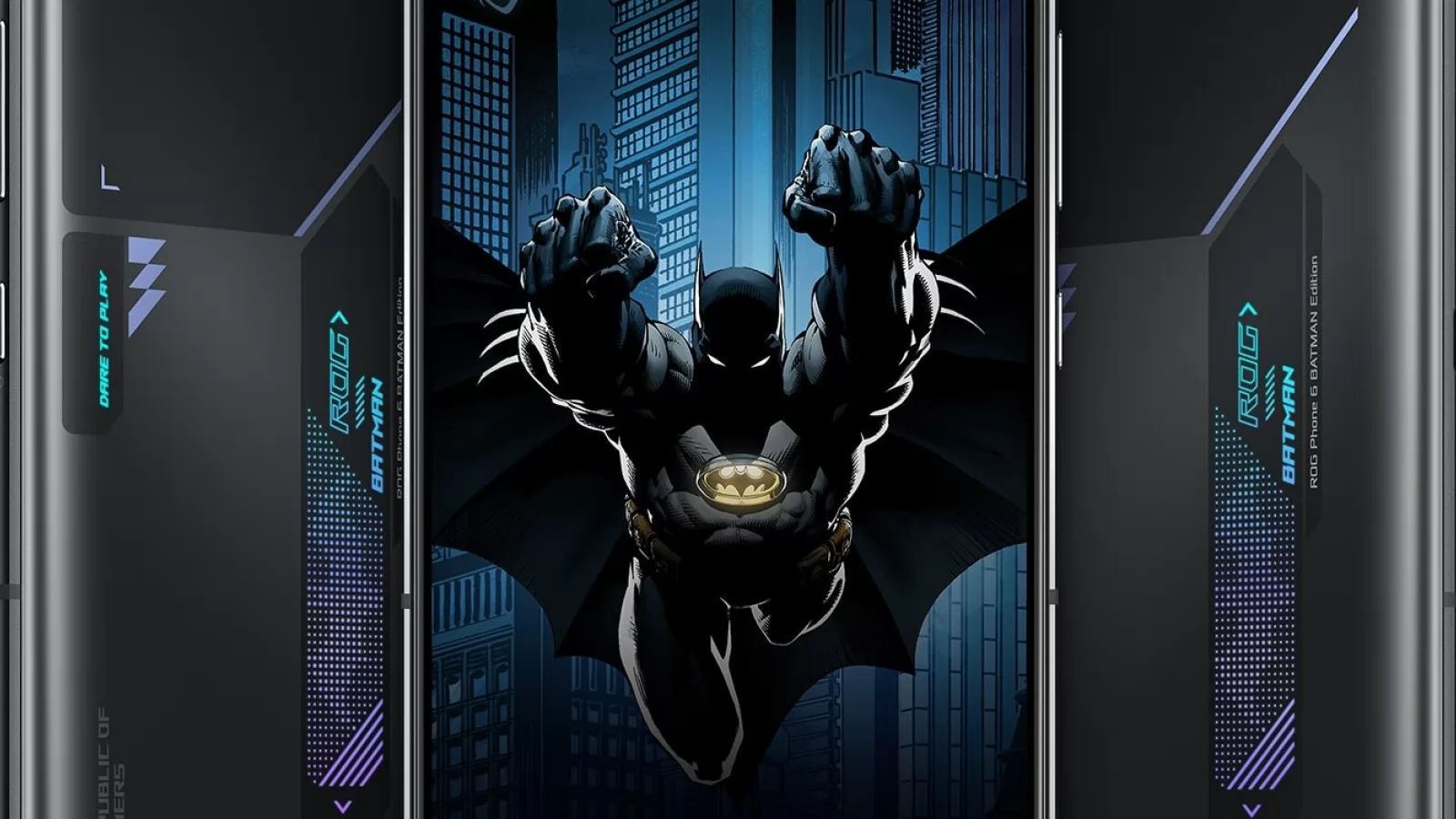 ASUS ROG Phone 6 va primi o ediție demnă de un super-erou; Vedem modelul Batman Edition în randări
