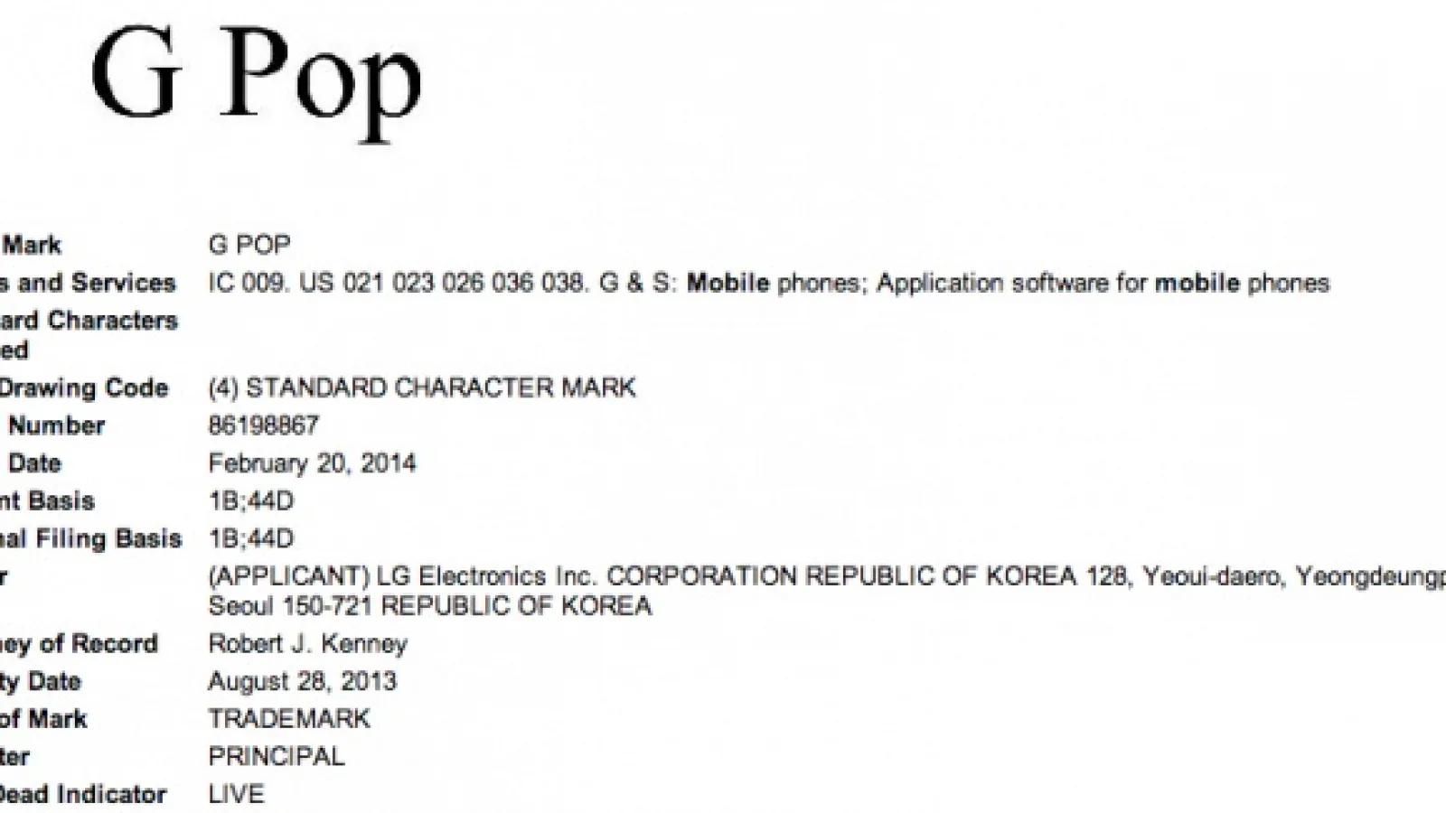 LG brevetează două noi terminale: LG G Pop și LG G2 Pop, telefoane, ceasuri sau ochelari smart?