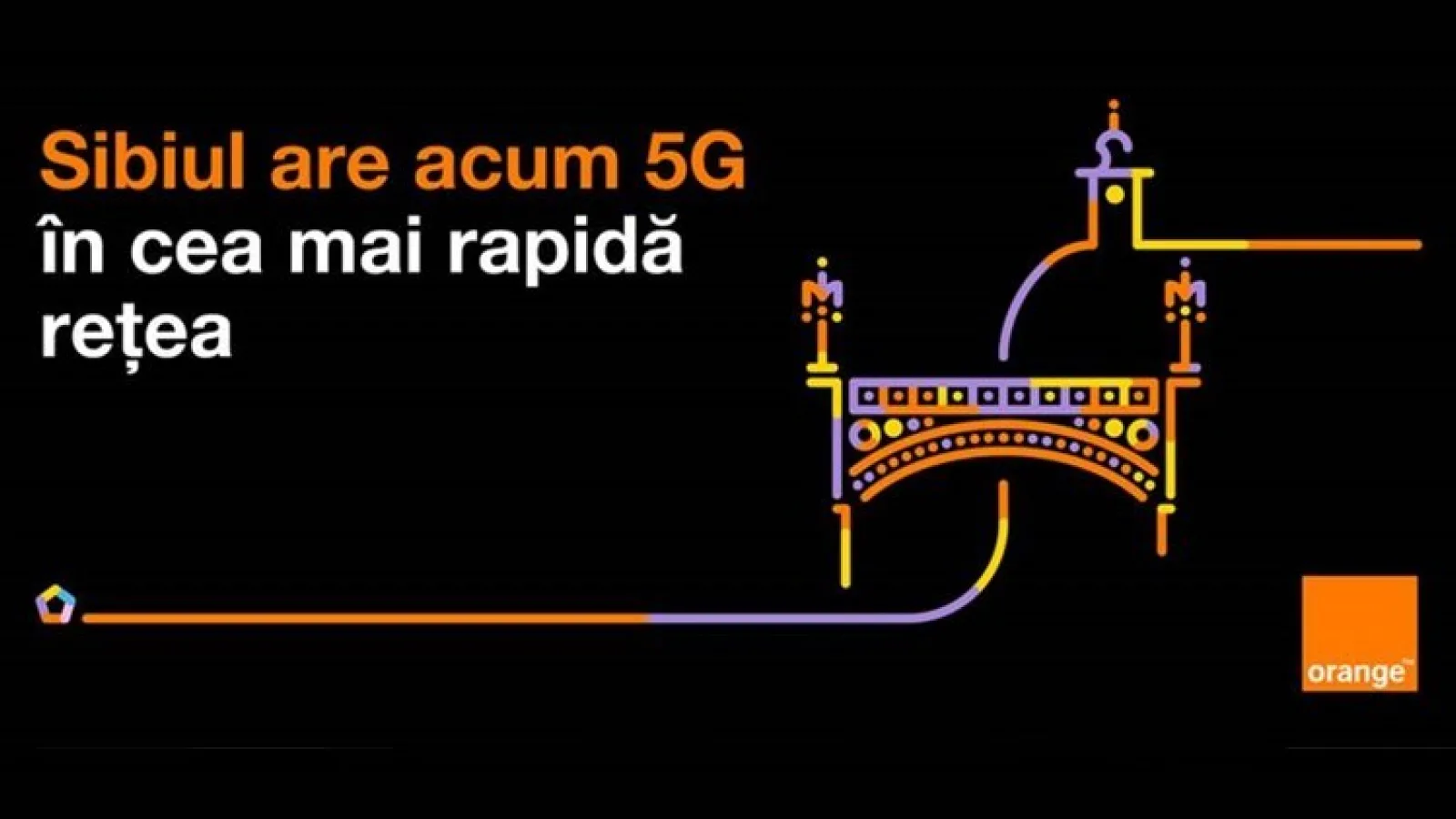 De astăzi Sibiul este conectat la rețeaua 5G Orange România, orașul cu numărul 20 din țară care se bucură de noua tehnologie