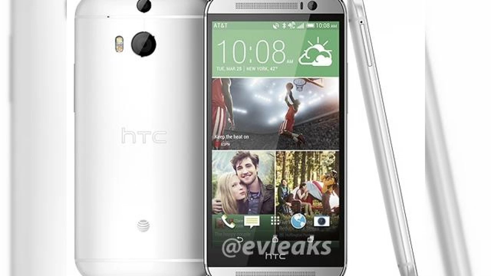 Cea mai nouă imagine cu Noul HTC One / M8 ne arată telefonul În versiunea AT&T