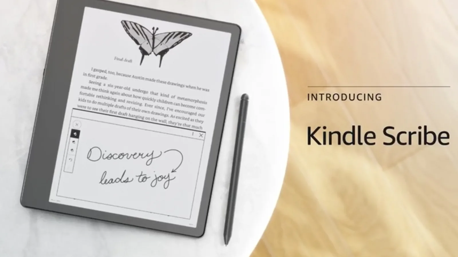 Amazon anunță Kindle Scribe - Tabletă E-Ink, cu stylus inclus, pentru citit și redactat oriunde te-ai afla