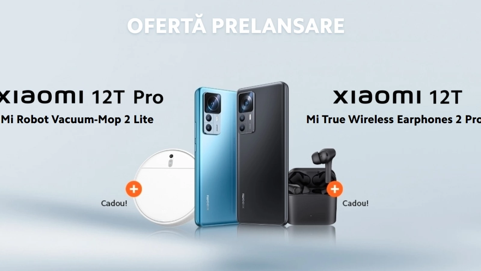 Preț și disponibilitate Xiaomi 12T în România (+ căști wireless cadou la precomandă)