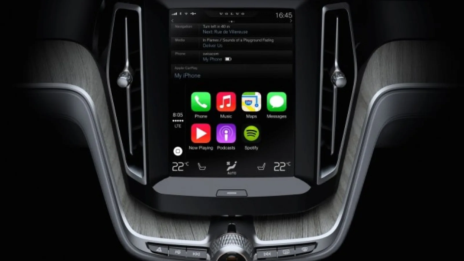 Volvo prezintă integrarea lui Apple Carplay pe automobilele sale (Video)