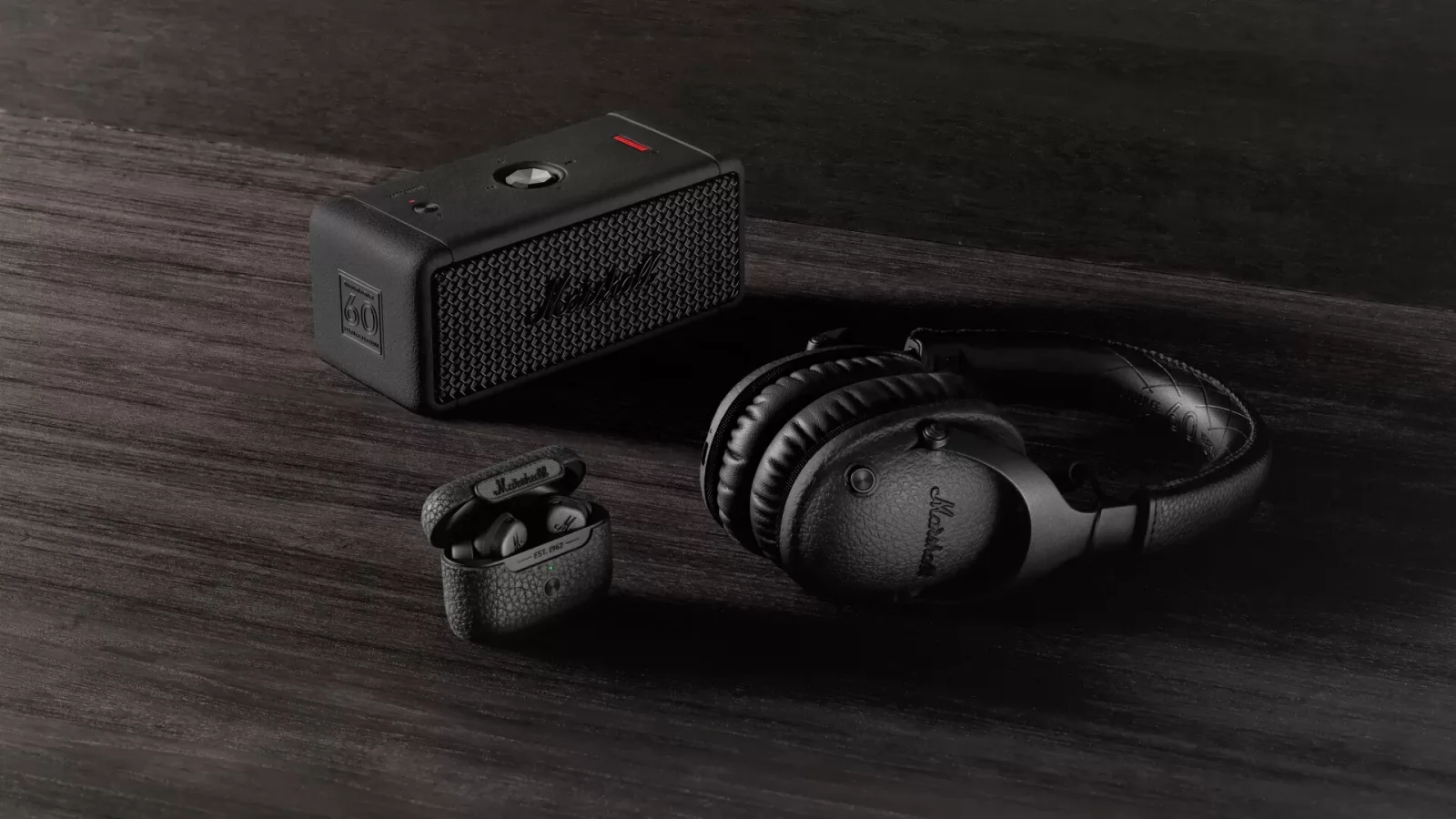 Aniversarea Marshall de 60 de ani este sărbătorită cu noi produse audio în ediție specială: boxă Emberton, căști Motif ANC și Monitor II ANC