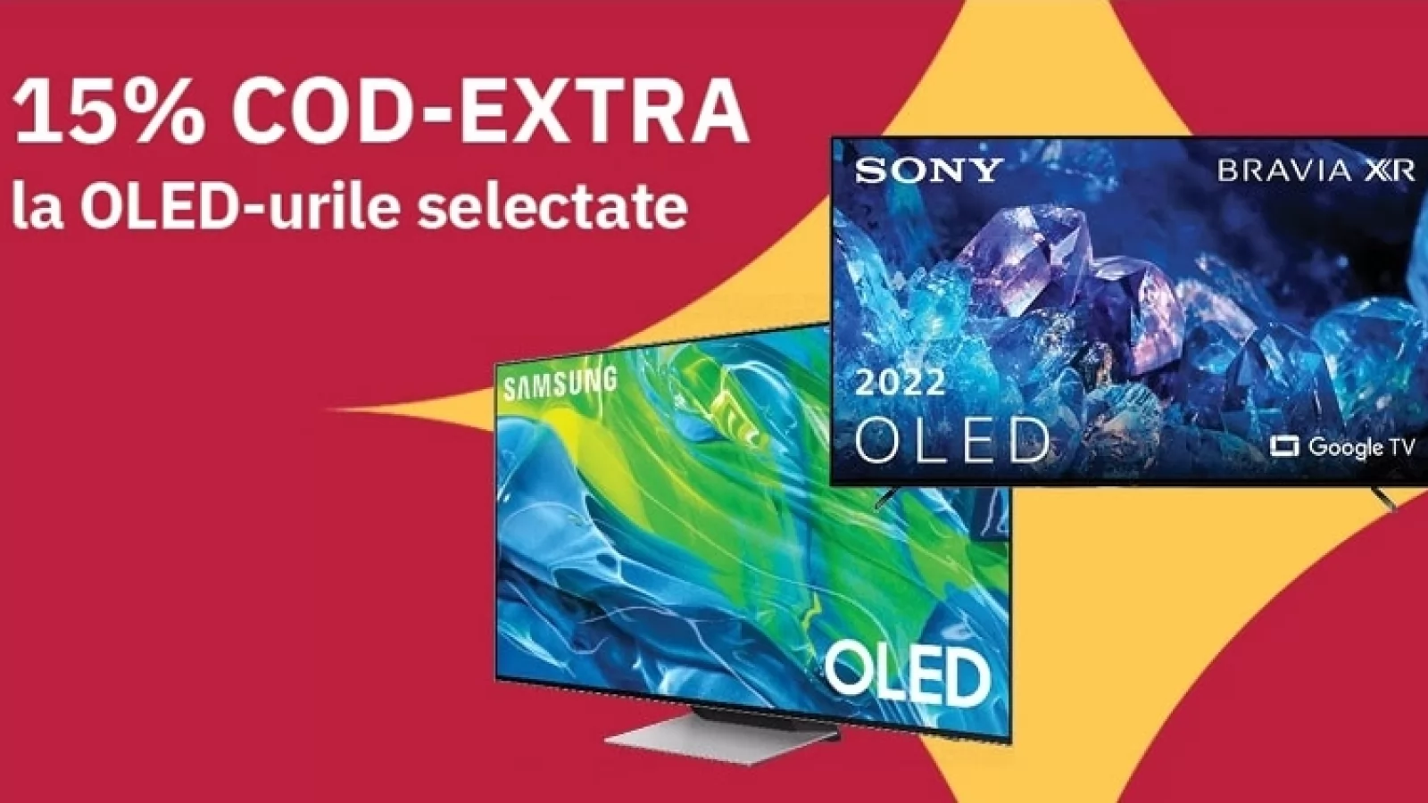 Cupoanele zilei pe Altex #7: televizoarele OLED selecționate se bucură de 15% extra reducere