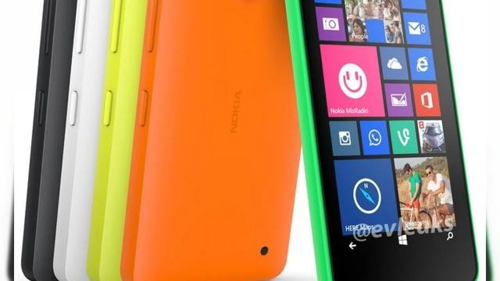 Nokia Lumia 630 apare Într-o nouă imagine ce dezvăluie gama de culori pe care va fi disponibil
