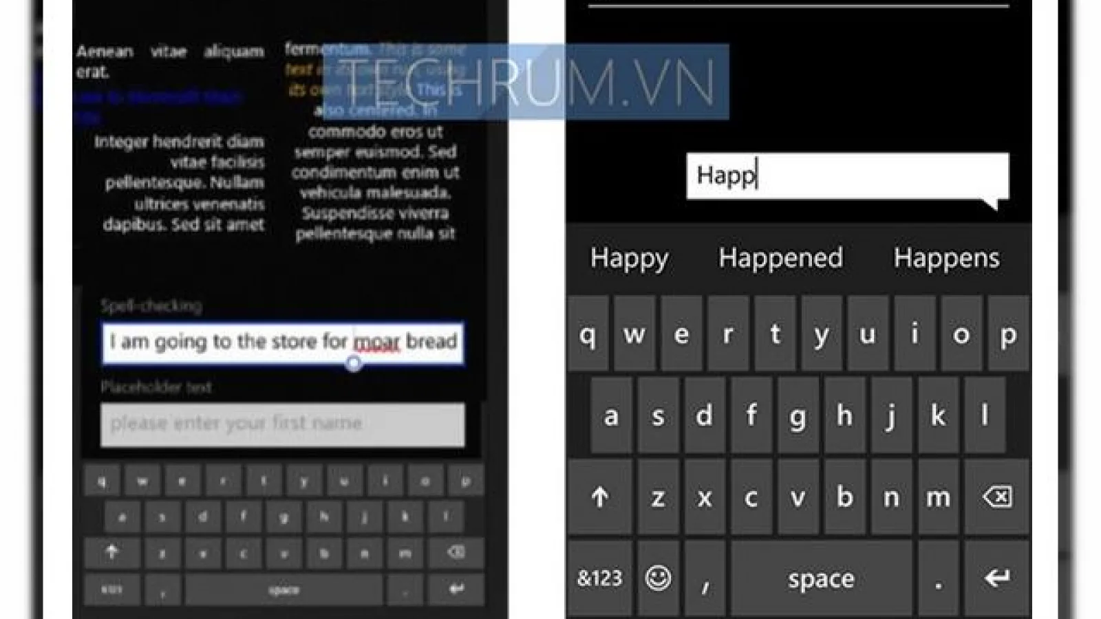 Windows Phone 8.1 ar putea veni cu o mini tastatură, care lasă loc mai mult liber pe ecran