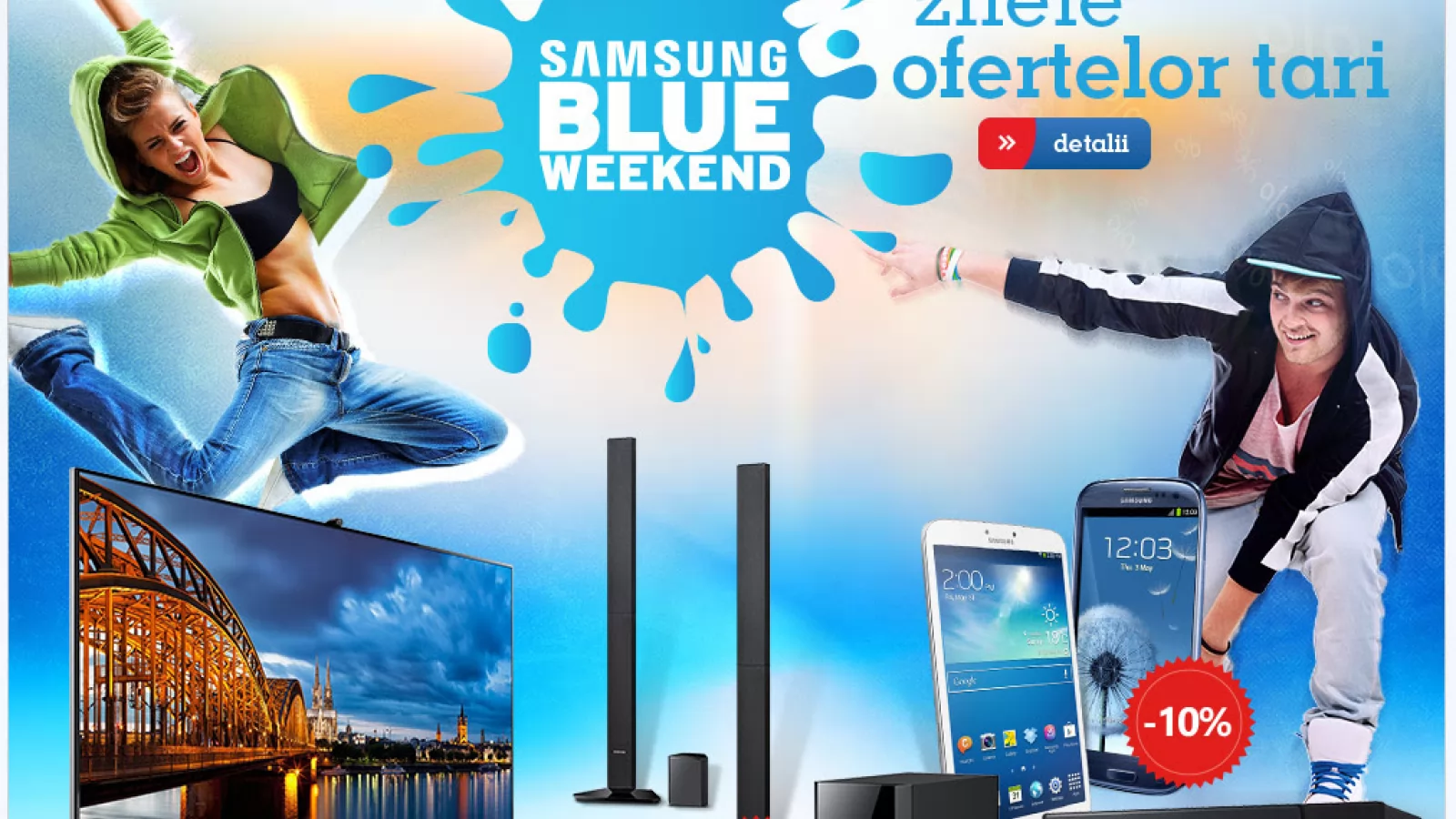 eMAG oferă Samsung Blue Weekend; Galaxy S3 coboară sub pragul de 1200 lei!