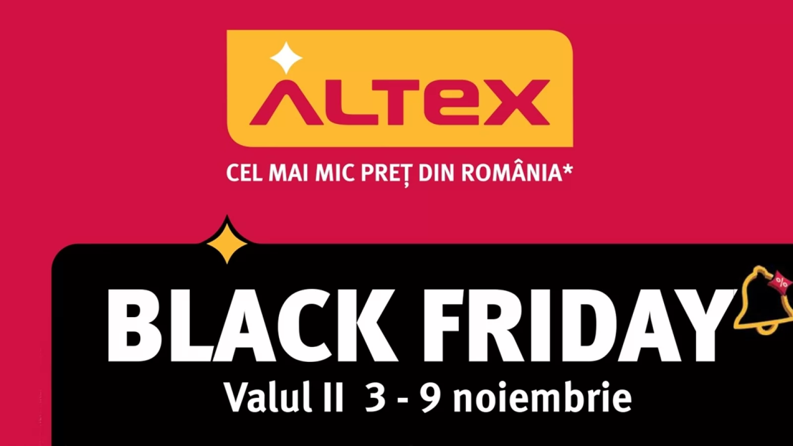 Noi produse în oferta ALTEX de Black Friday! Catalogul pentru valul 2 (3-9 noiembrie) este aici!