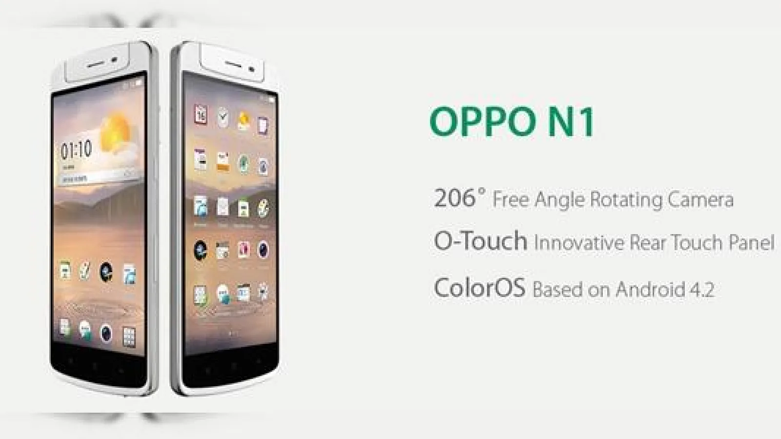Oppo lucrează o versiune Mini a telefonului N1, cu display de 5 inch