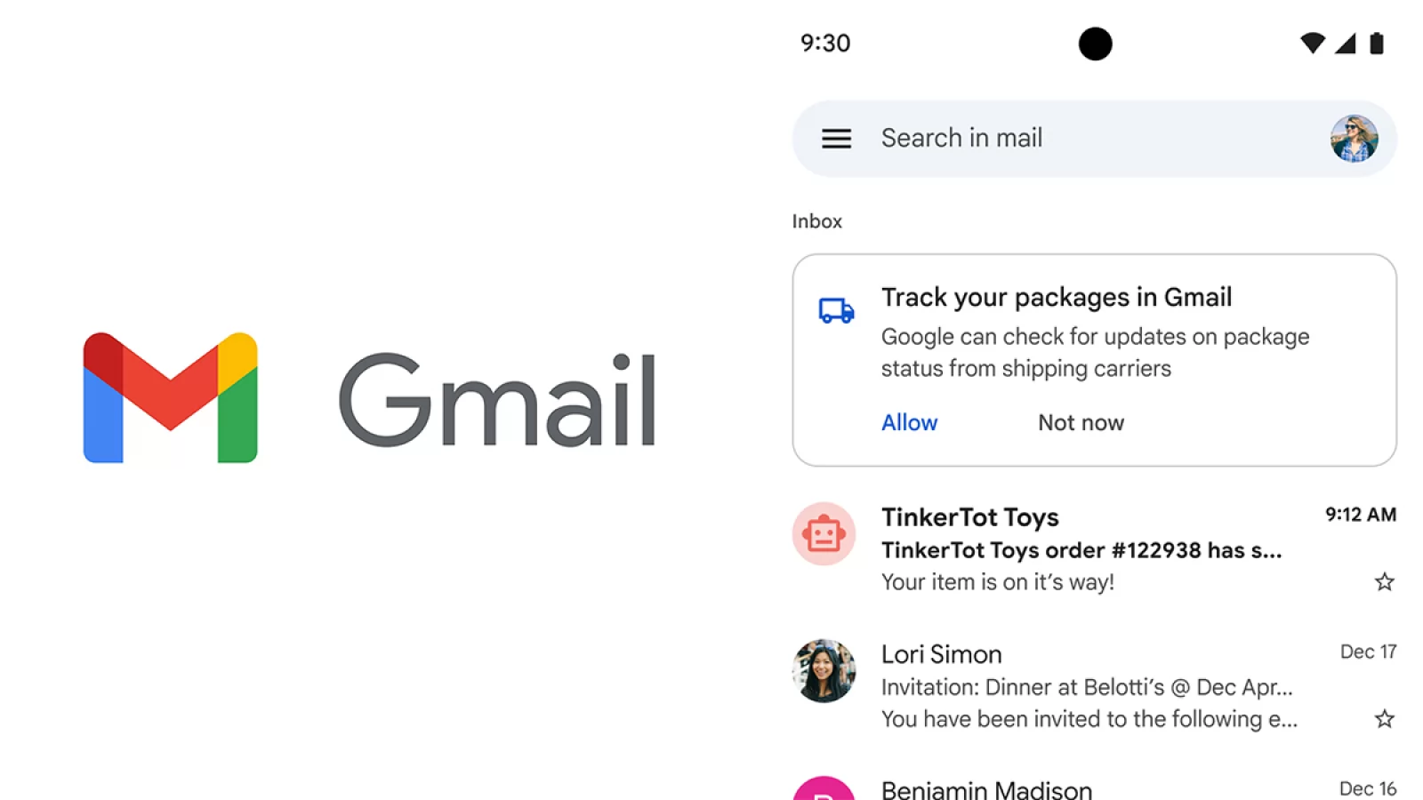 Urmăreşte pachetele livrate spre tine direct din Gmail