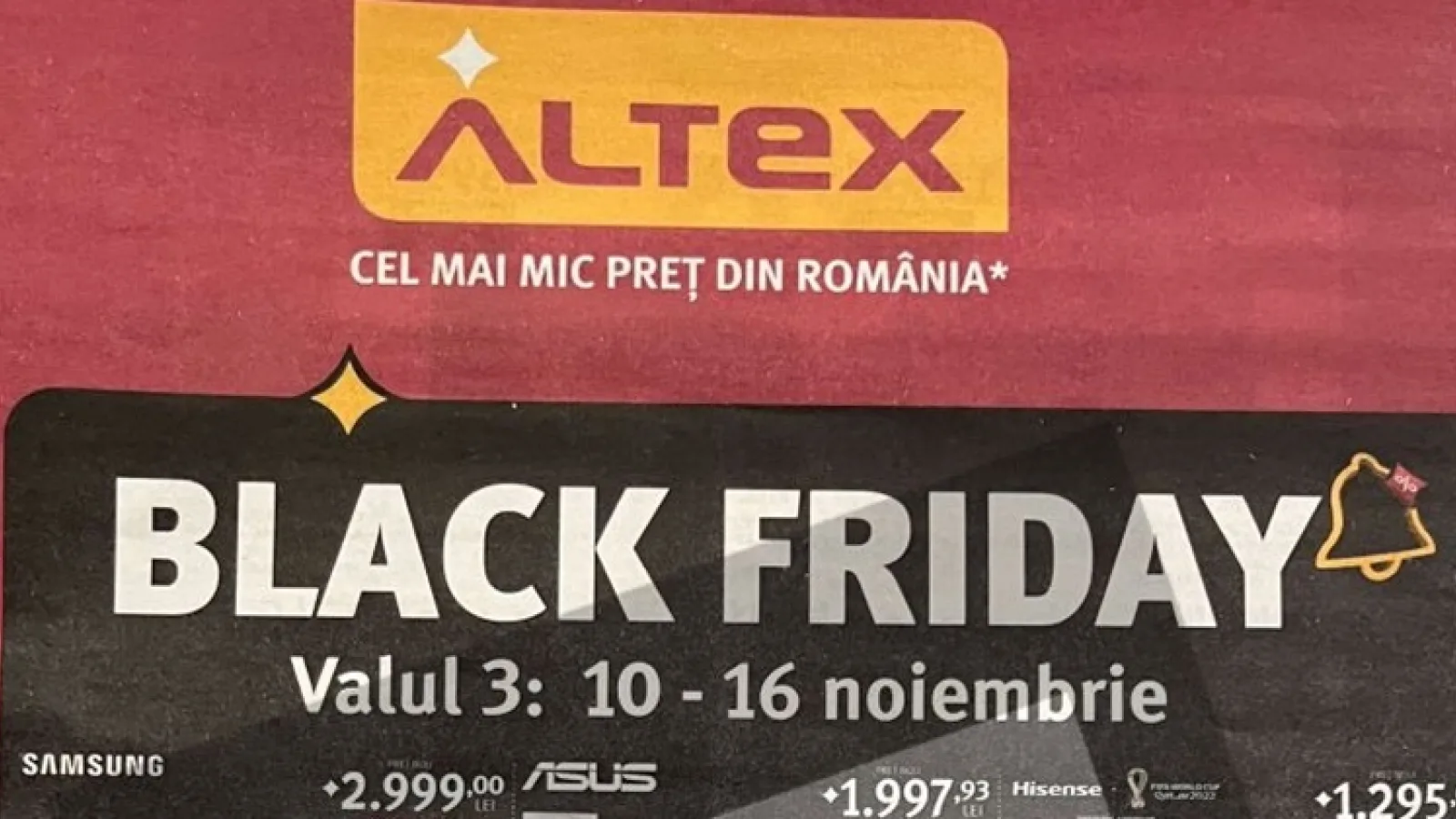 Ce produse noi intră în catalogul ALTEX de Black Friday? Catalogul pentru valul 3 de reduceri (10-16 noiembrie) e aici!