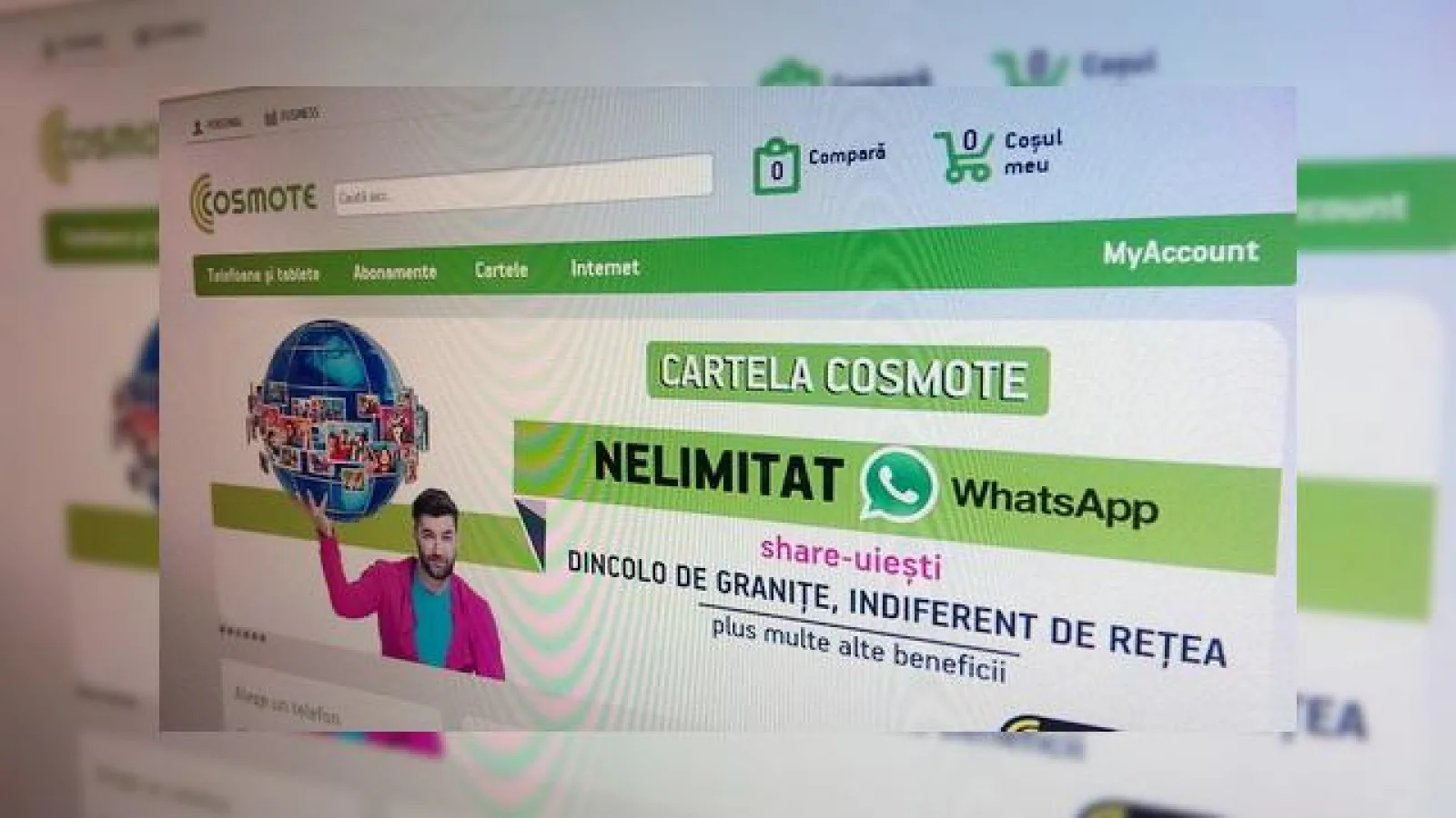 Cosmote România anunță relansarea site-ului său, cu noi funcții și un nou design
