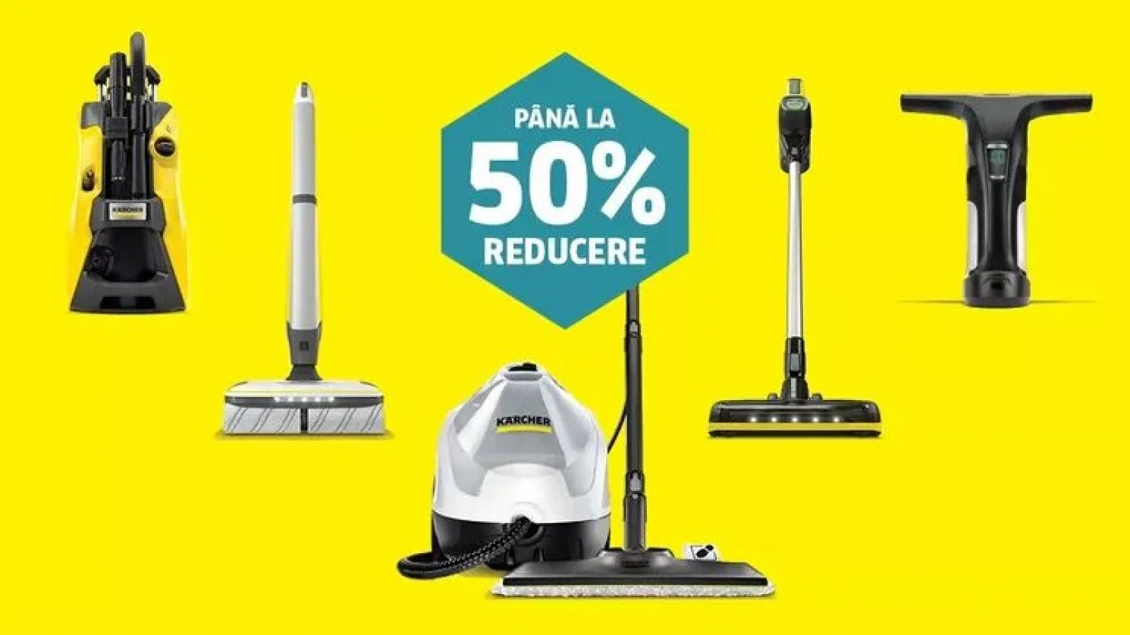 Ai nevoie de soluții practice pentru curățenia în casă și grădină? Pe site-ul oficial Kärcher continuă reducerile de Black Friday