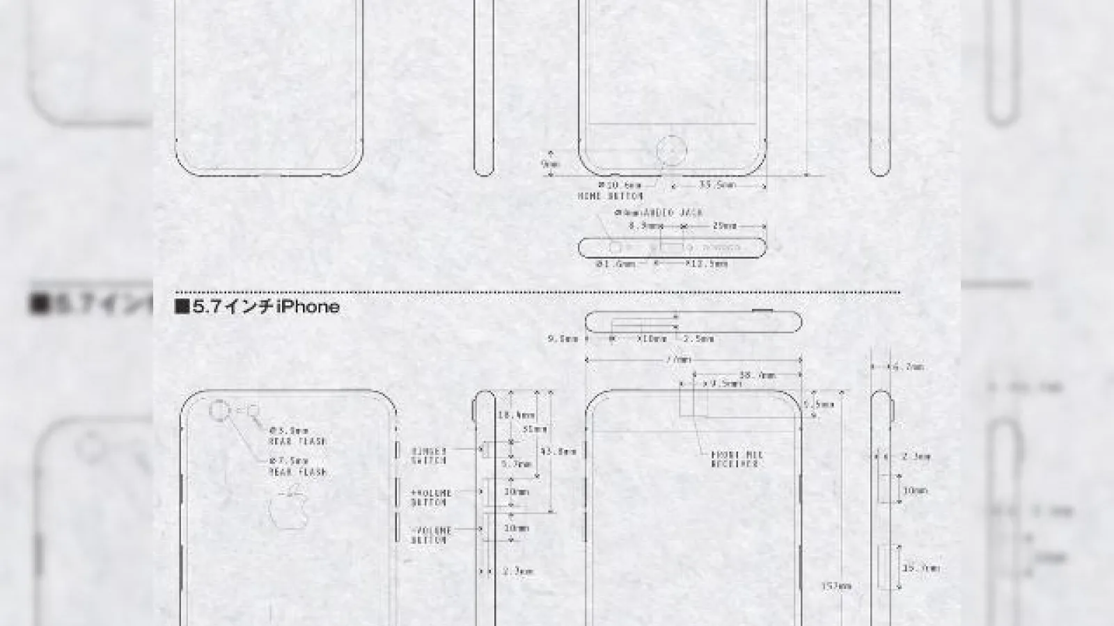 iPhone 6c a ajuns pe web sub forma unei schițe; Vine cu un display edge to edge de mari dimensiuni