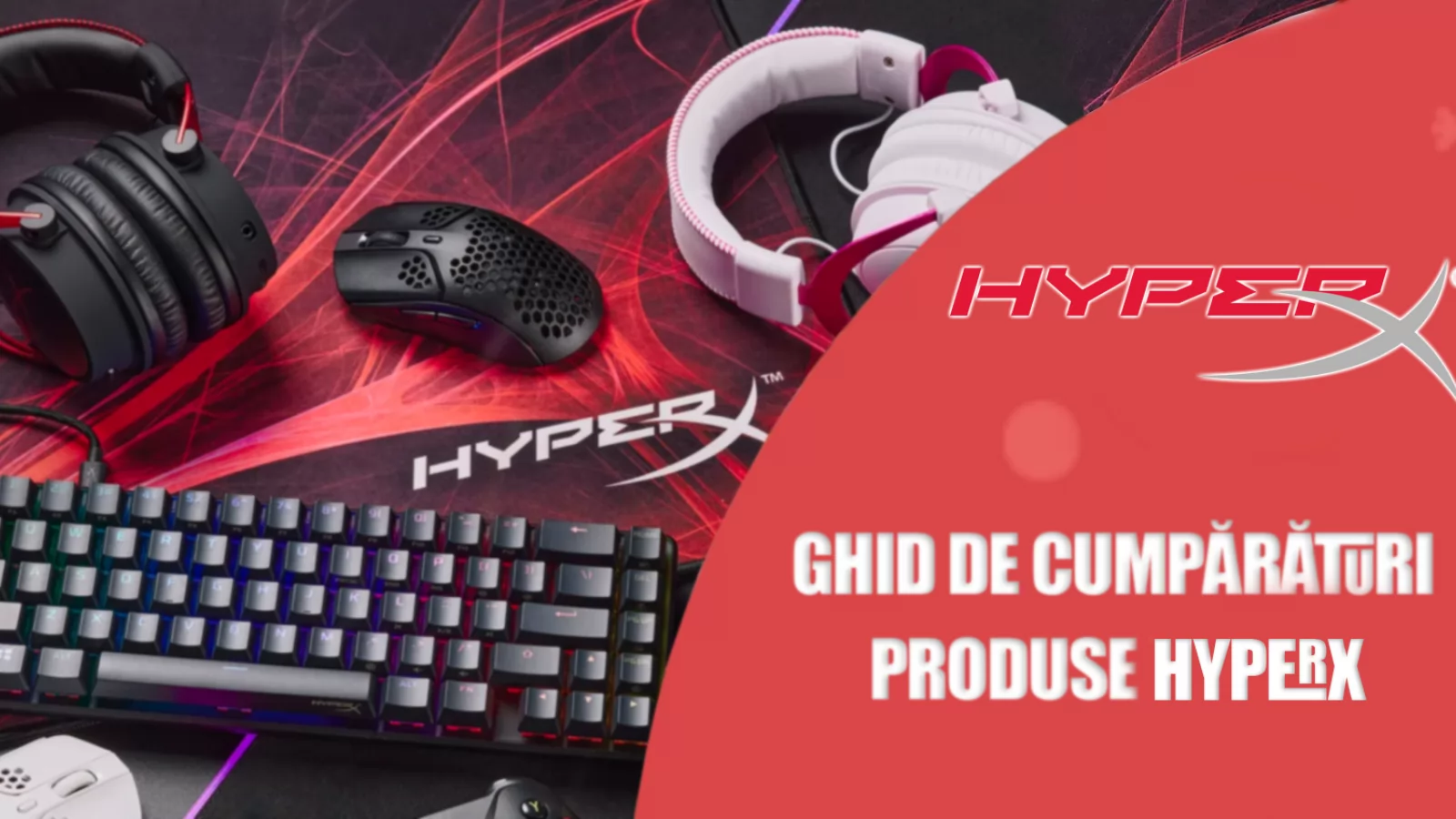 Recomandări Mobilissimo de Crăciun #2: periferice de gaming de la HyperX numai bune de pus sub brad (mouse, tastatură, monitor)
