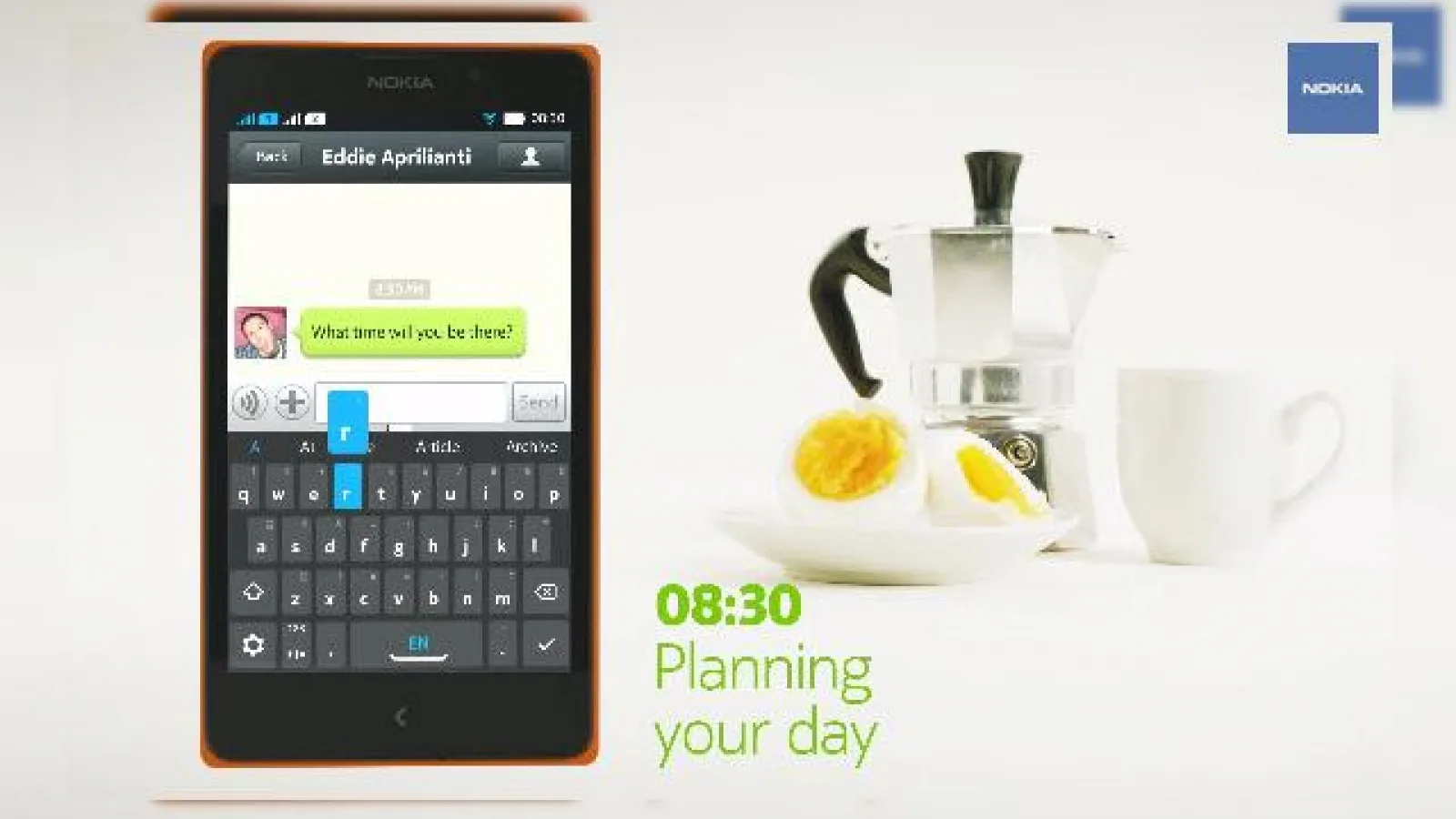 Nokia postează materiale video promoționale cu Nokia XL ce prezintă sistemul de multitasking Fast Lane