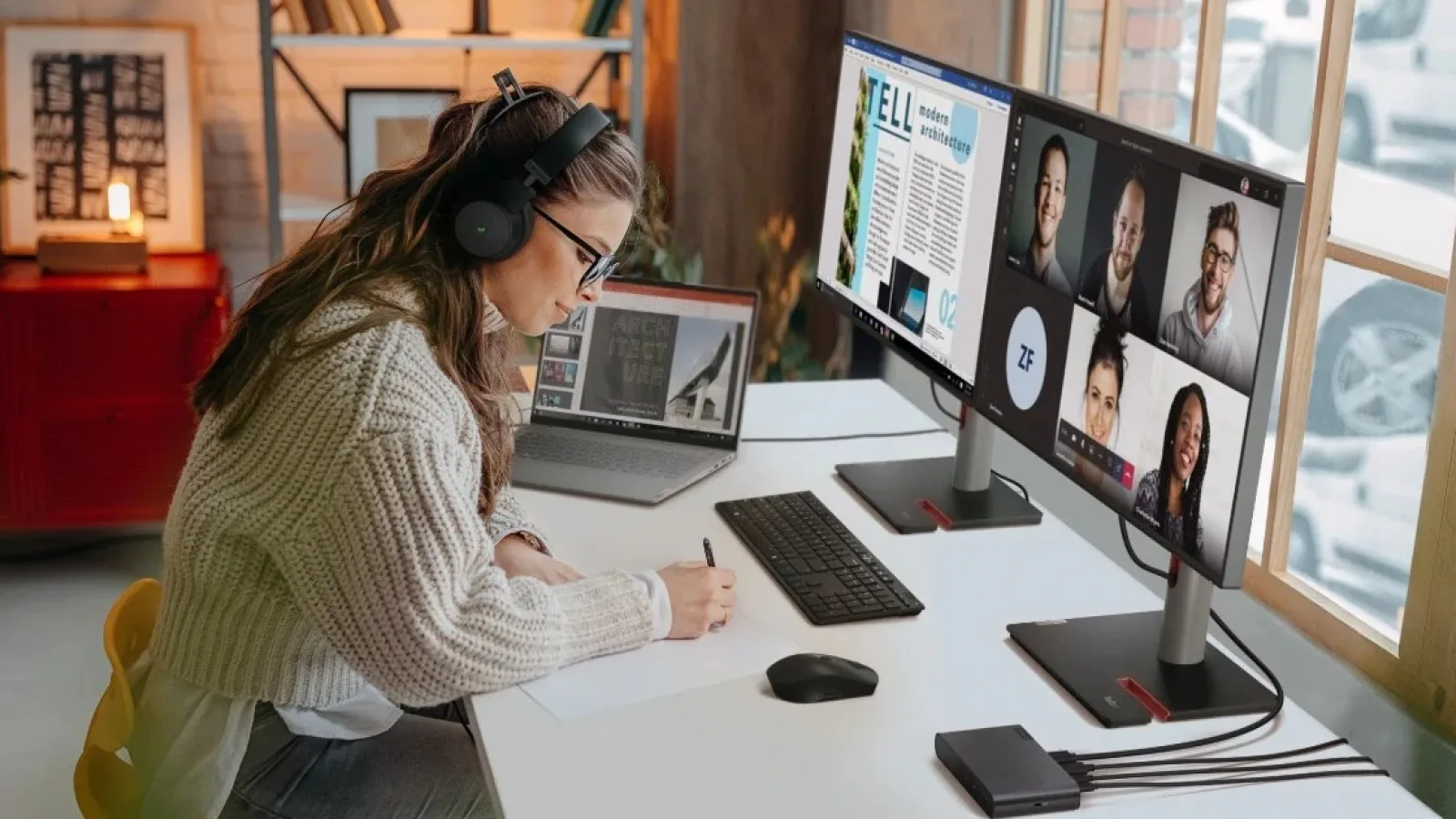 CES 2023: Lenovo lansează monitoarele ThinkVision P32PZ-30 și P27PZ-30, cu display-uri Mini-LED și luminozitate crescută