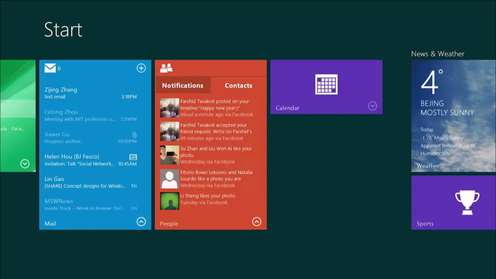 Microsoft Research Asia prezintă tile-urile interactive pentru platforma Windows