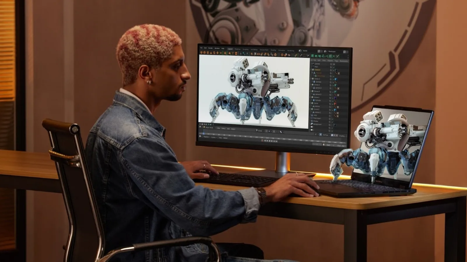 CES 2023: ASUS ProArt Studiobook 16 3D OLED, laptop cu ecran 3D, buton rotativ pentru Photoshop, editare creativă