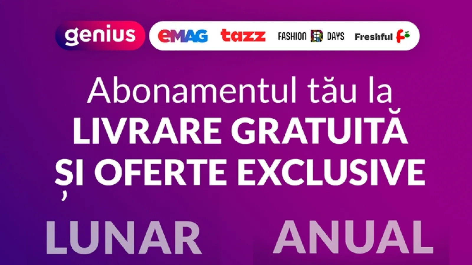 eMAG introduce abonamentul lunar Genius, cu aceleași beneficii de transport gratuit incluse; Cât costă?