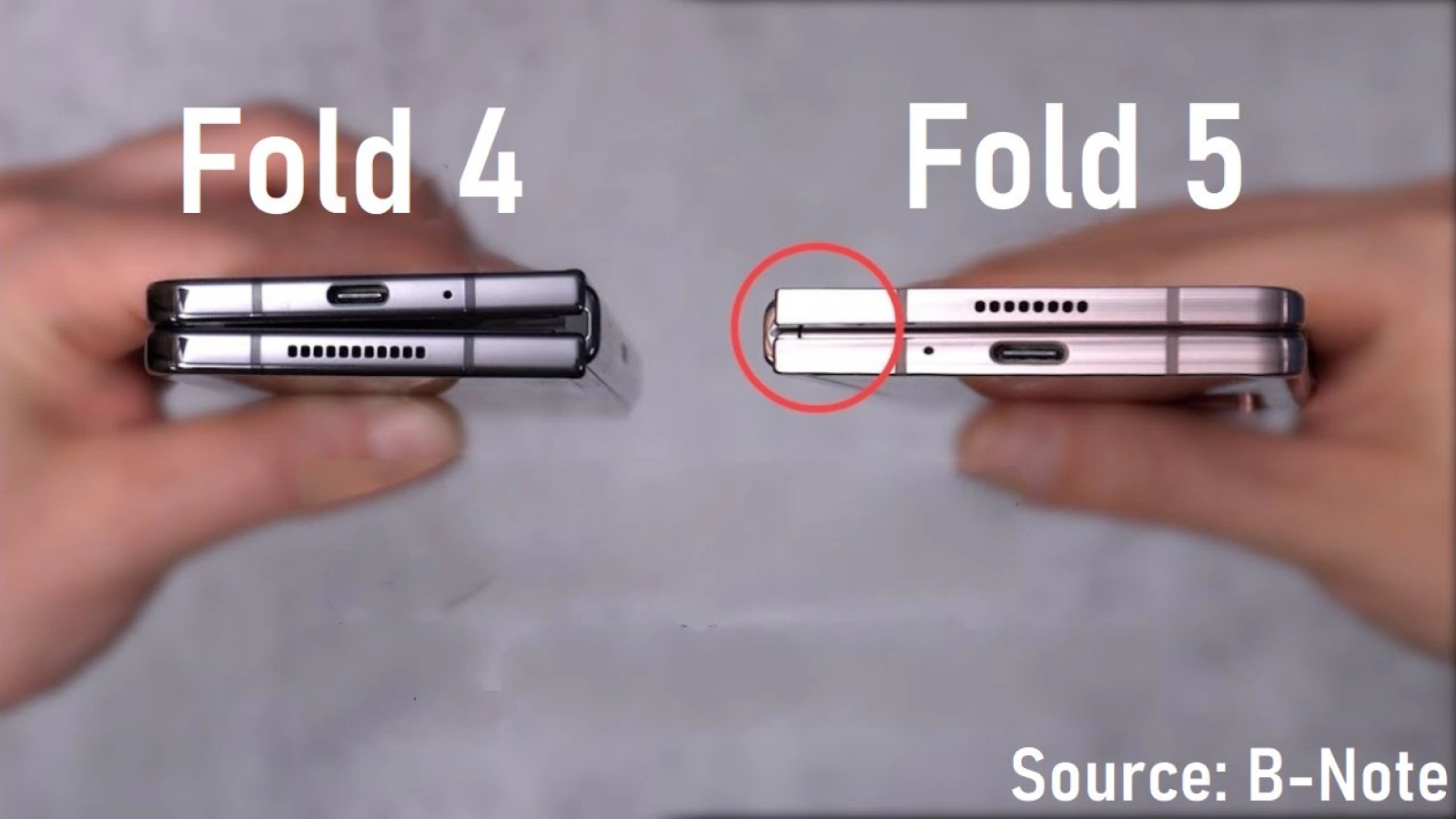 Un prototip de Samsung Galaxy Z Fold5 scoate la iveală principala îmbunătățire față de predecesor, cu zero gol între cele două părți ale pliabilului