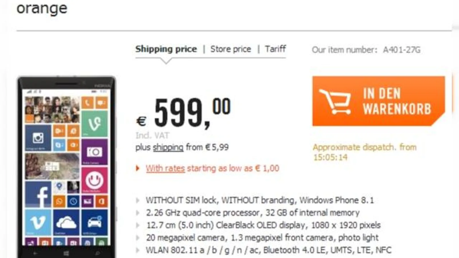 Nokia Lumia 930 ar putea ajunge În magazine În mai puțin de o lună