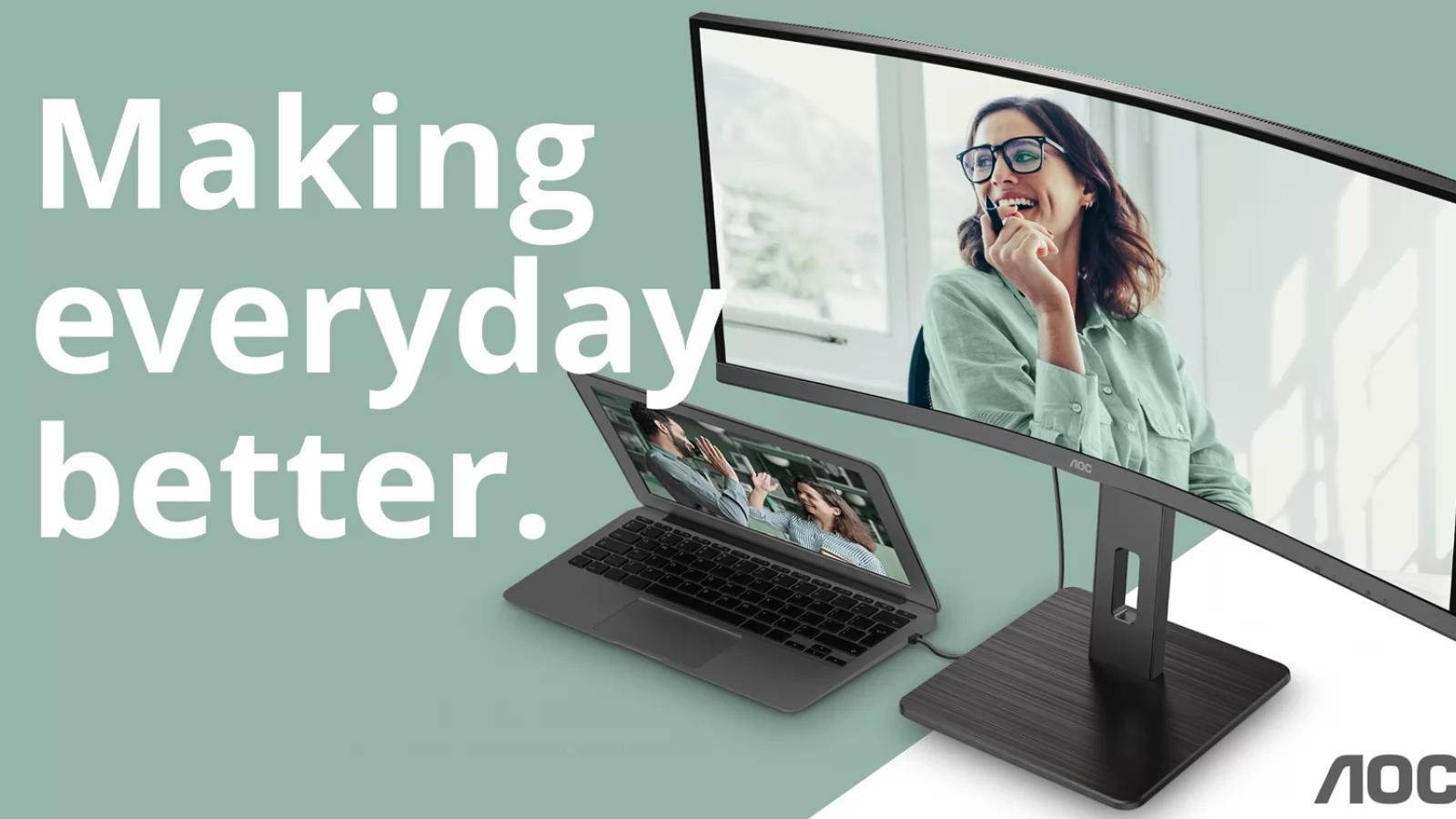 AOC lansează seria de monitoare profesionale P3; Variante de 24, 27, 34 inch, cu port USB-C, camere web integrate și difuzoare stereo