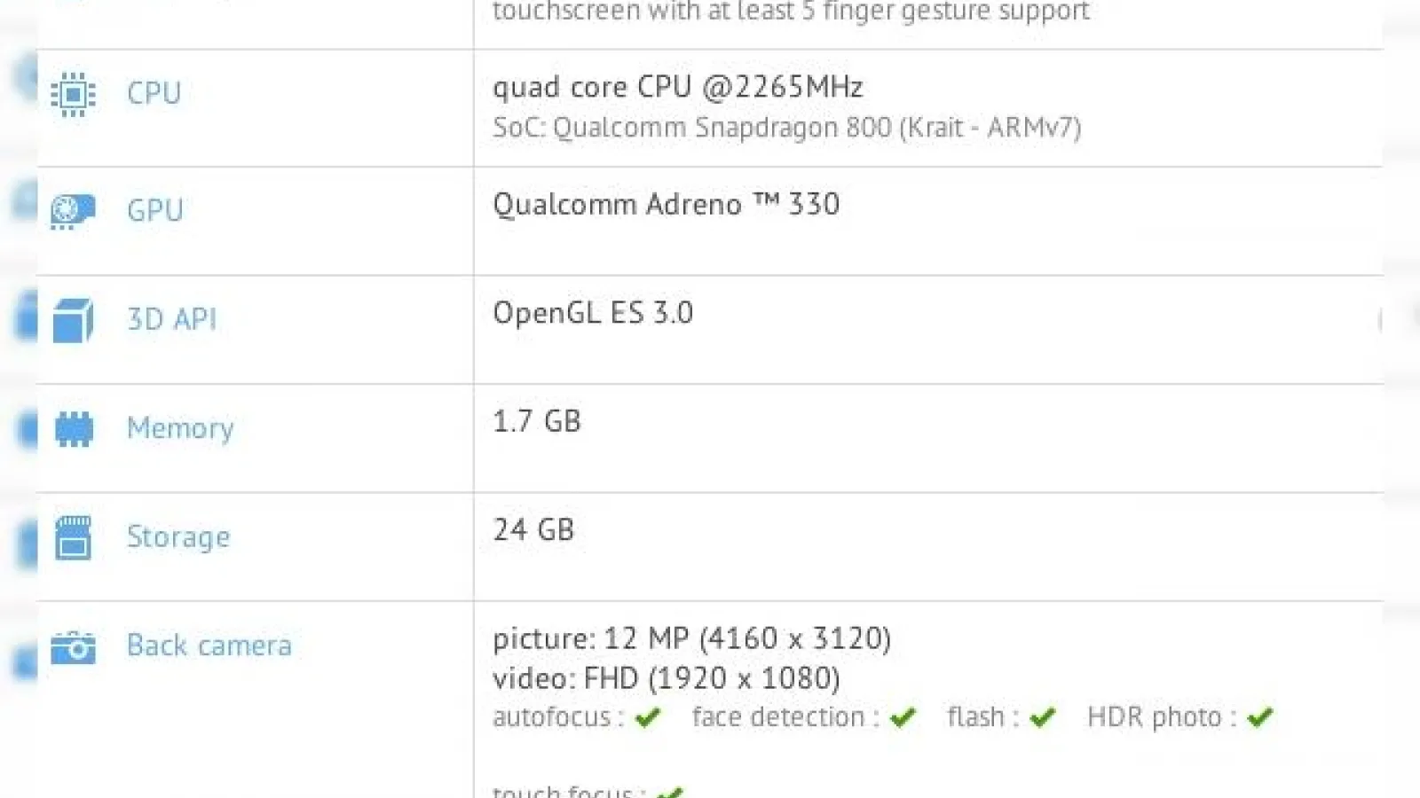 Motorola XT912A Își face din nou apariția pe web; de această dată putem arunca o privire asupra specificațiilor sale