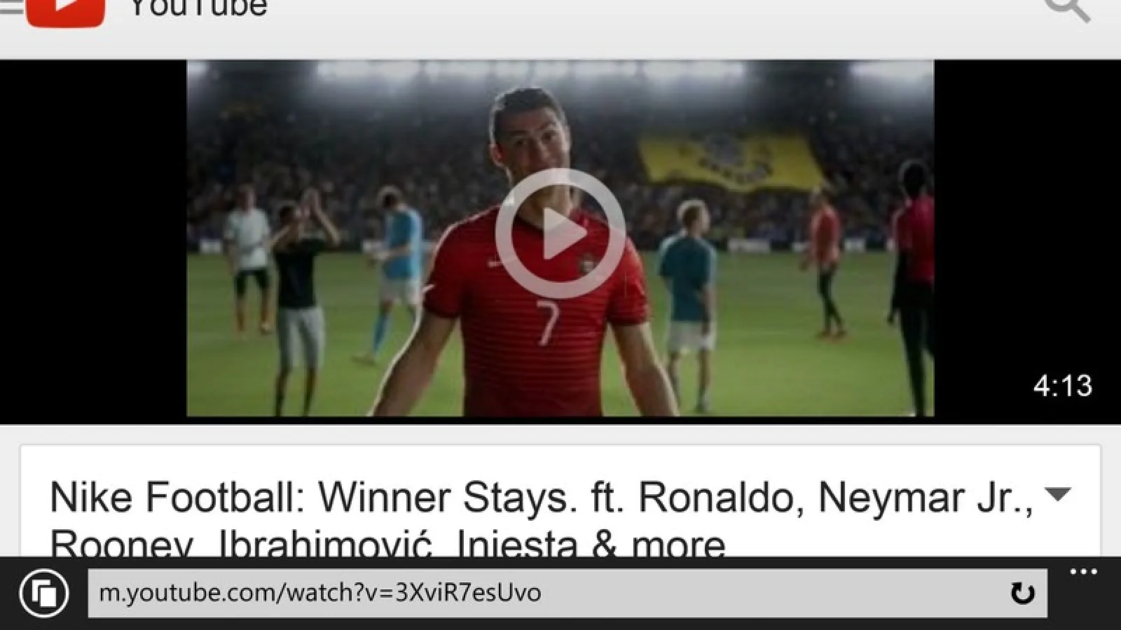 YouTube are o nouă versiune web specială pentru IE11 din Windows Phone 8.1