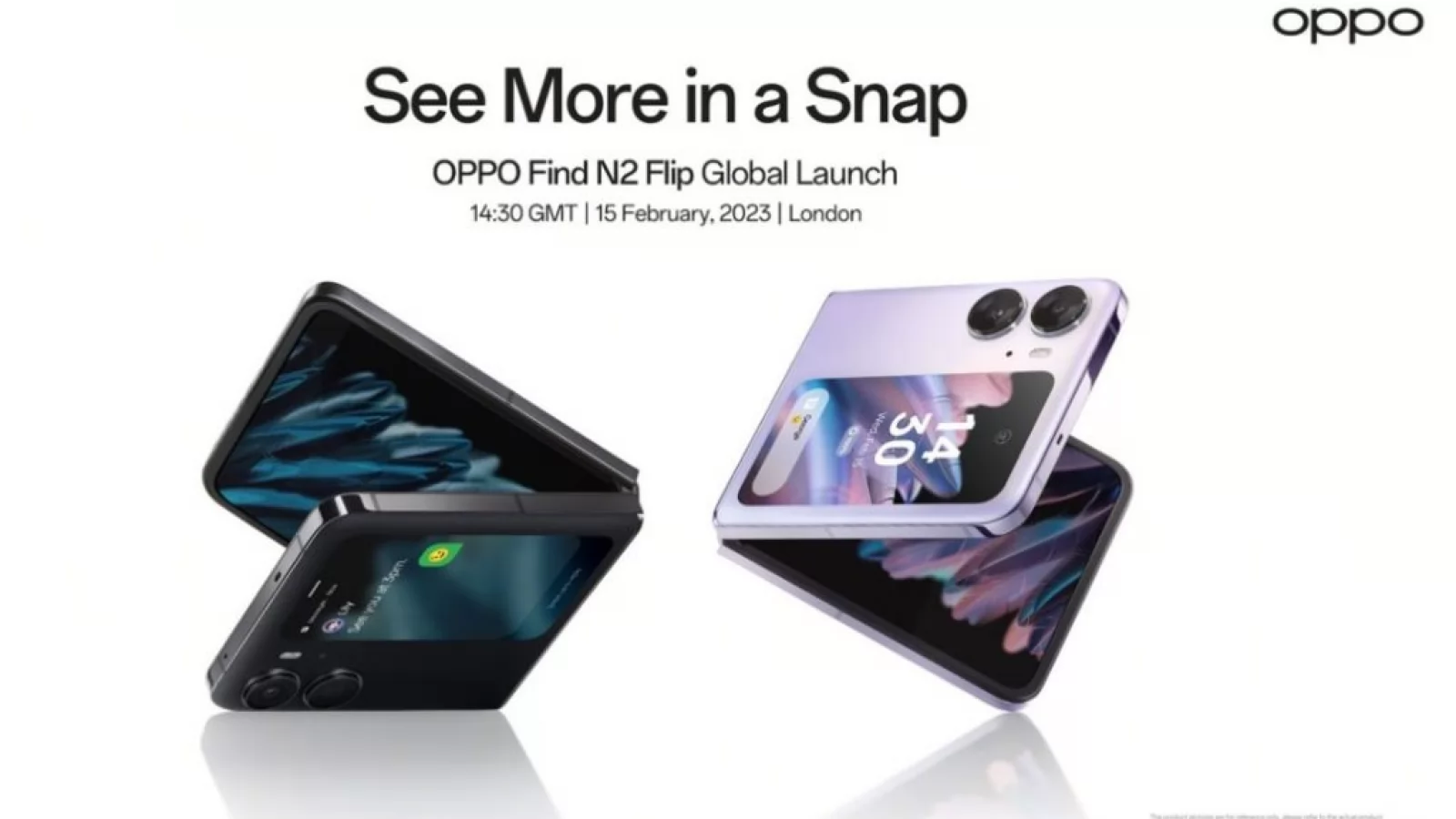 OPPO Find N2 Flip se va lansa global pe 15 februarie; Ce ne aduce pliabilul?