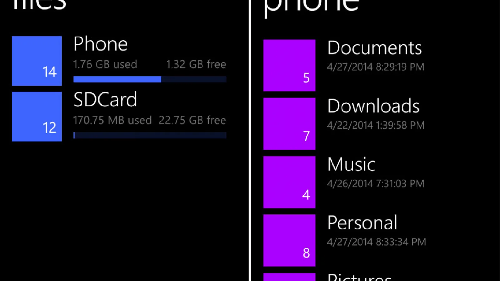 Windows Phone 8.1 va primi În curând un manager de fișiere proprietar; acesta va fi lansat probabil la sfârșitul acestei luni