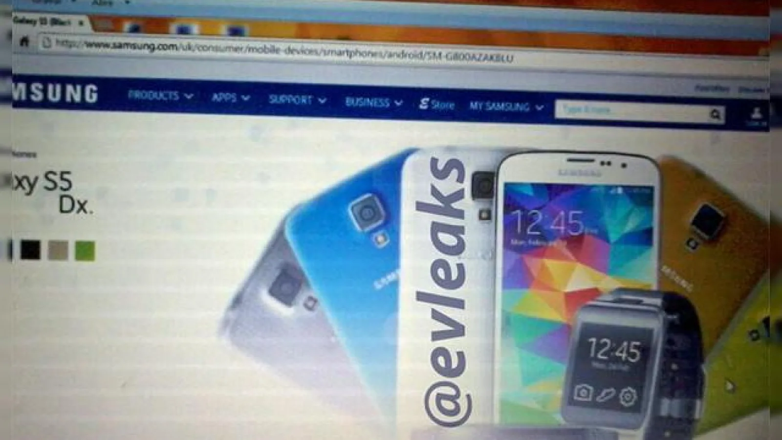 Samsung Galaxy S5 Mini apare sub denumirea Galaxy S5 Dx pe site-ul oficial Samsung