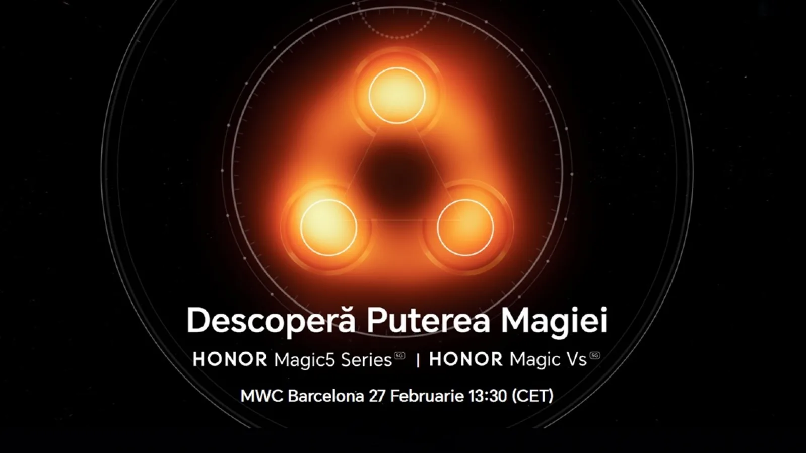 MWC 2023: Iată cum poți urmări evenimentul Honor de azi, 27 februarie, de la ora 14:30 (ora României), cu seria flagship Magic5 și pliabilul Magic Vs ca noutăți