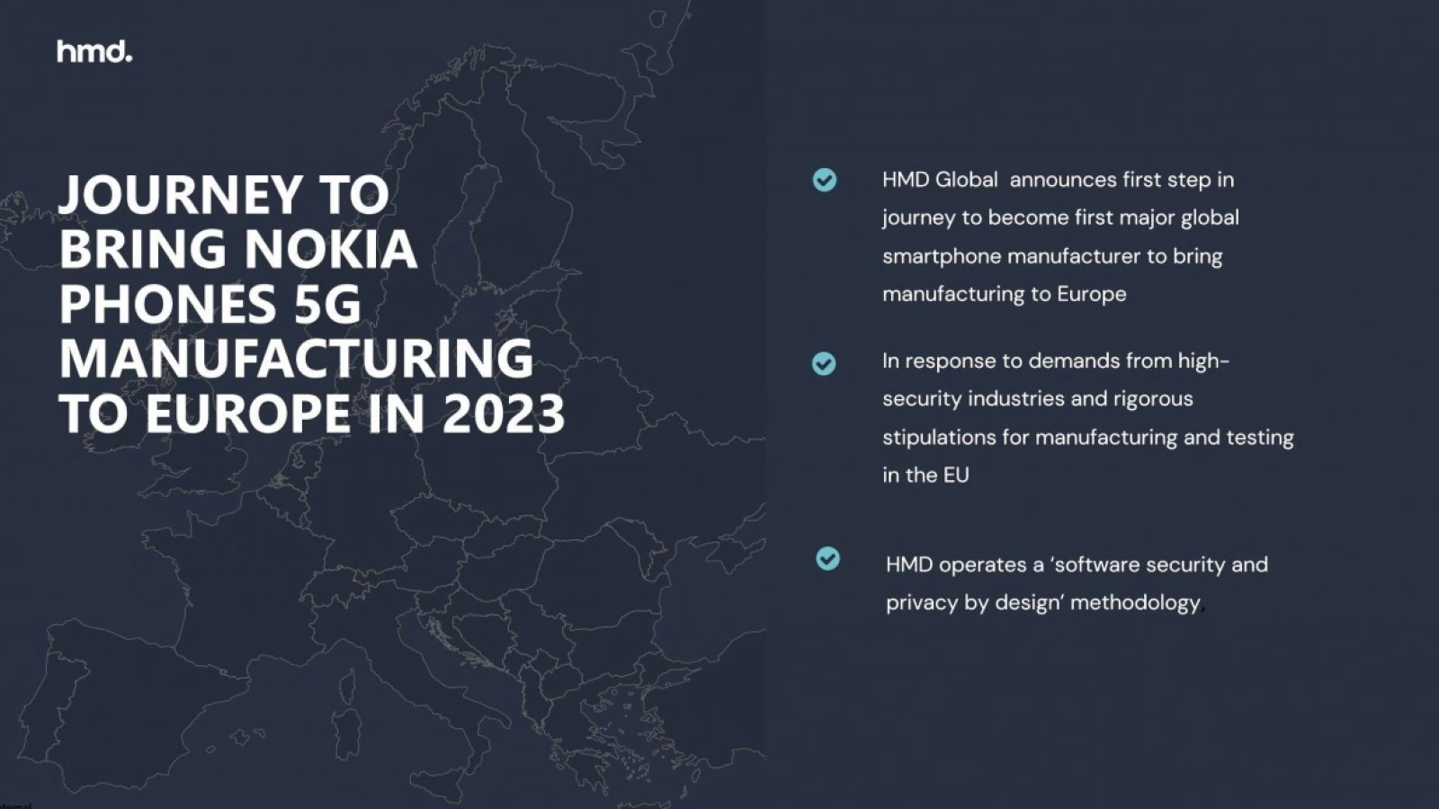 Telefoanele Nokia vor fi produse în Europa de către HMD începând cu acest an