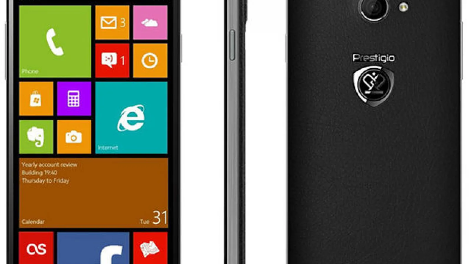 Așa arată primul telefon Prestigio cu Windows Phone 8.1