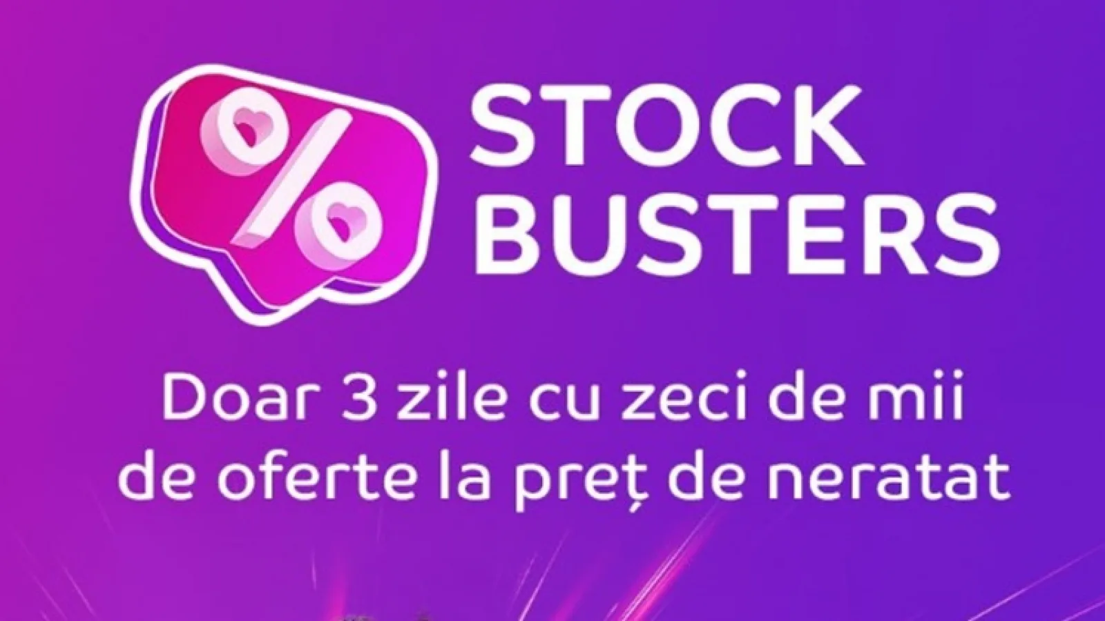 Mâine începe Stock Busters la eMAG: 3 zile de oferte și livrare gratuită prin Genius!