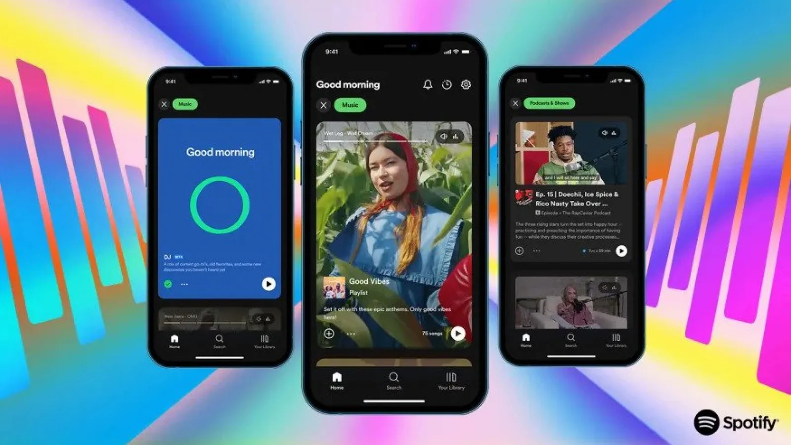 Spotify are de acum un feed în stil TikTok prin care descoperi piese noi și lansează "Spotify for Podcasters"