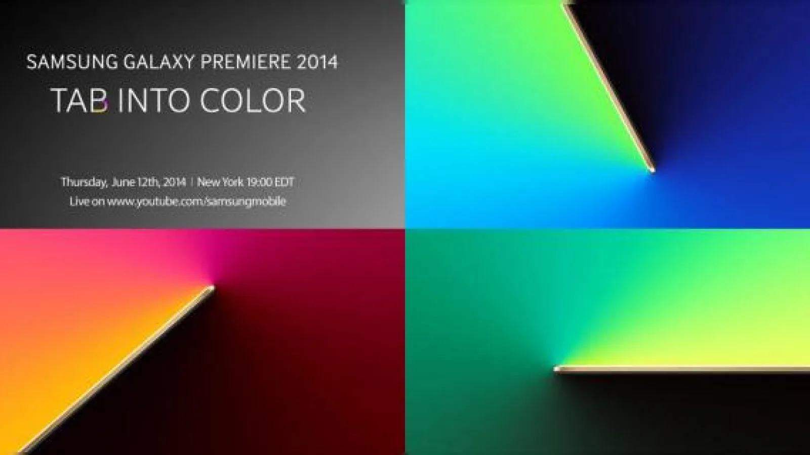 Noua gamă de tablete Samsung Galaxy Tab S ar putea debuta oficial pe data de 12 iunie În cadrul unui eveniment marca Samsung