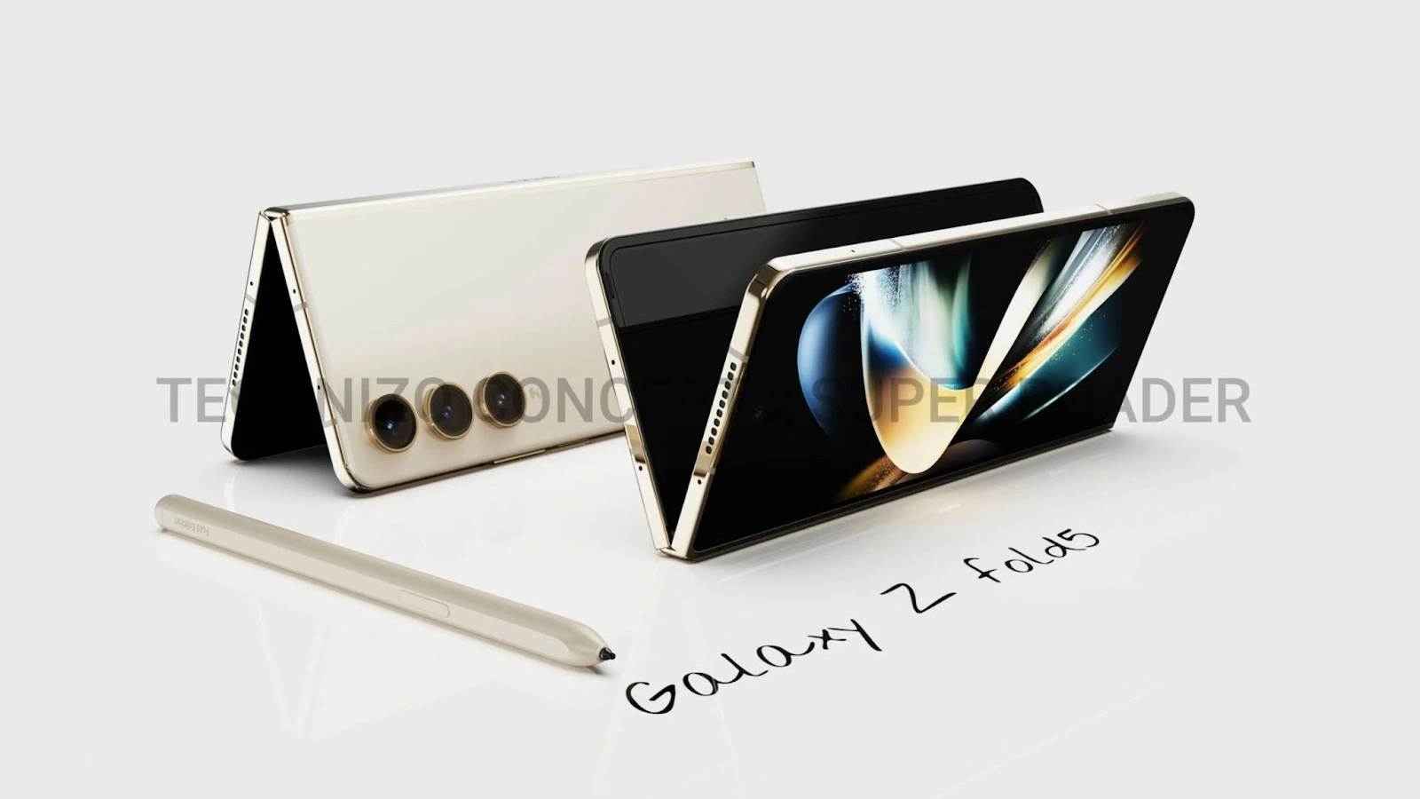 Samsung Galaxy Z Fold 5 arată super elegant în aceste imagini noi (Design Concept)