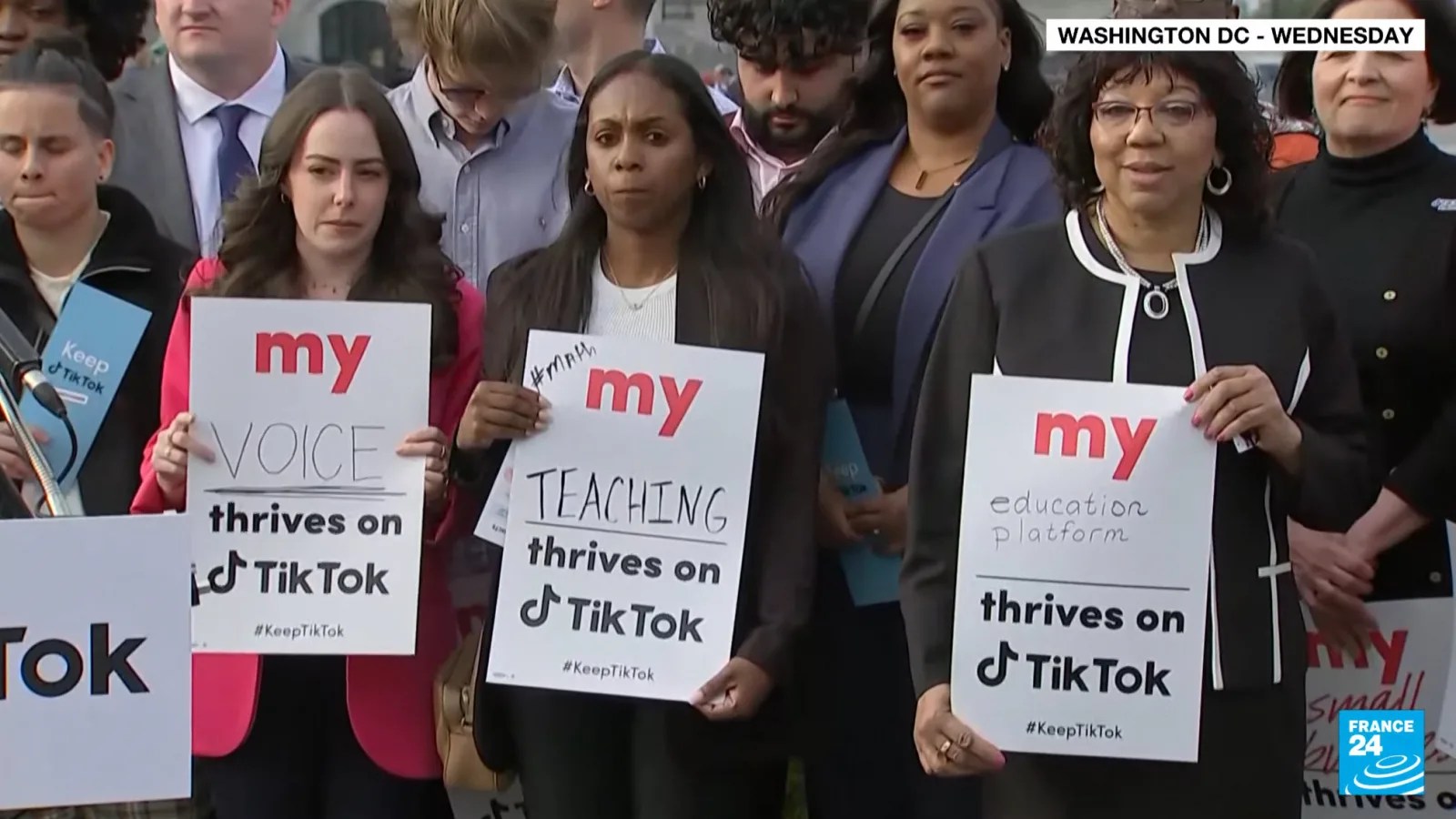 TikTok a plătit influenceri să participe la un protest în SUA; Aplicaţia e acum interzisă şi în Franţa