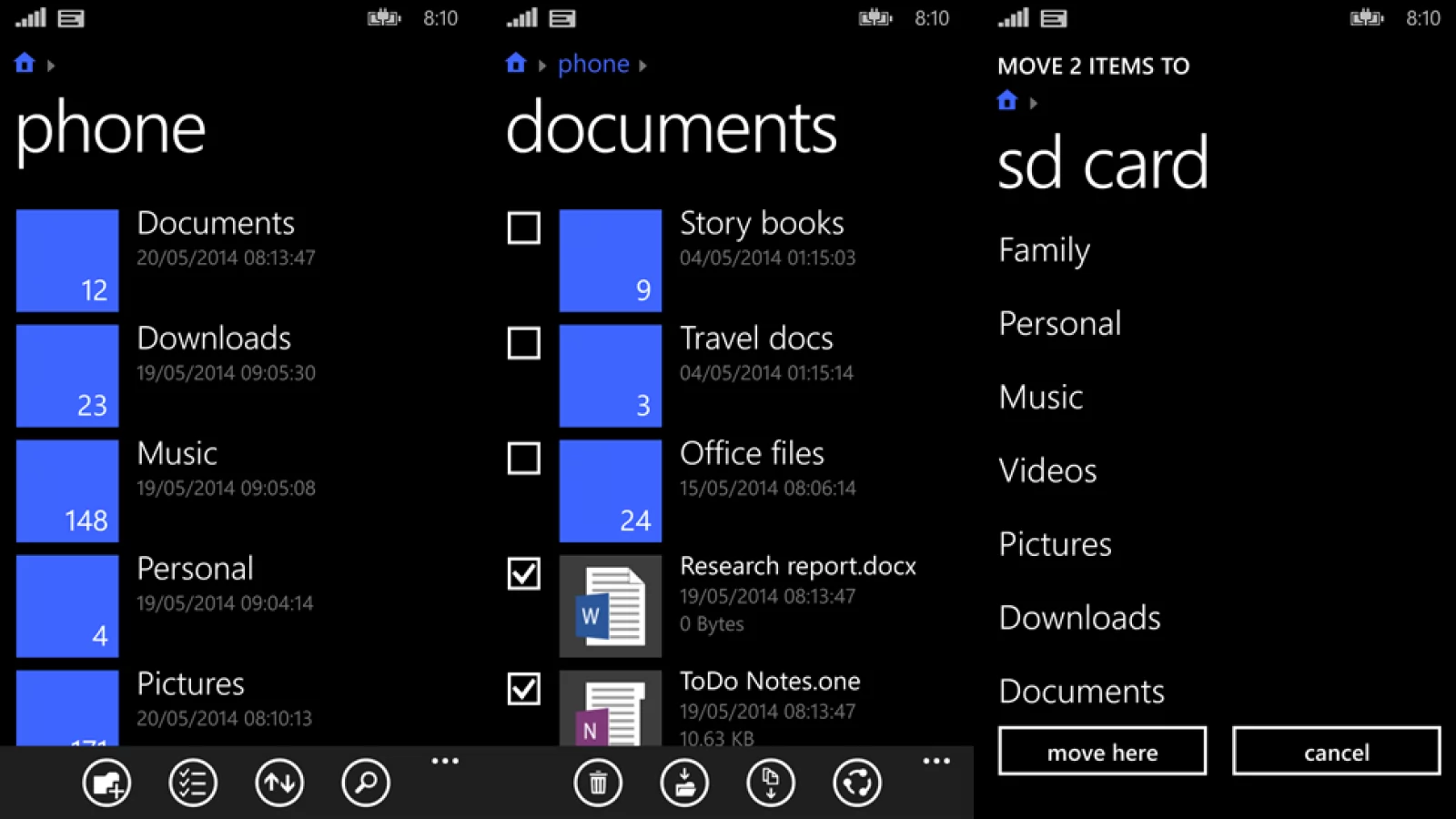 Microsoft lansează oficial managerul de fișiere pentru platforma Windows Phone 8.1
