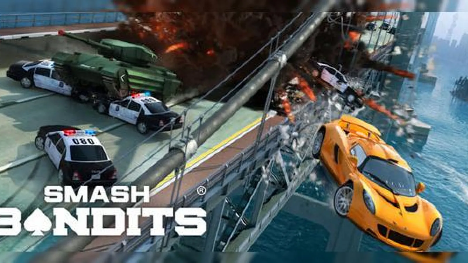 Smash Bandits Racing review (iPad Mini): un joc reușit cu urmăriri de mașini, numeroase vehicule și curse (Video)