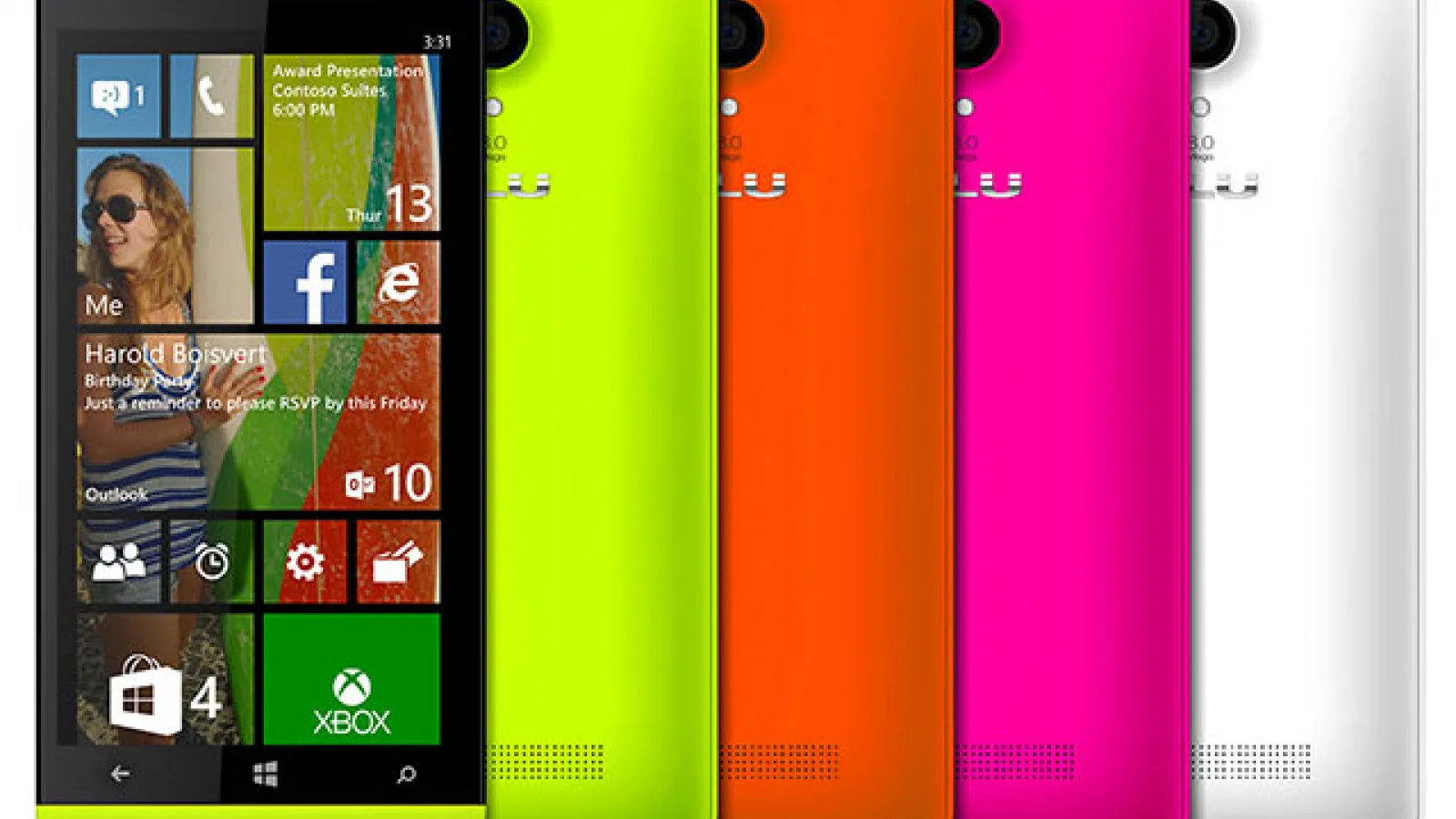 Computex 2014: Microsoft prezintă noi telefoane Windows Phone produse de partenerii săi, printre care și BLU și Prestigio