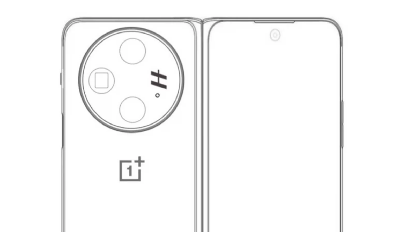 OPPO Find N3 sau OnePlus V Fold? Smartphone-ul pliabil apare în scheme 2D și pare a fi un rival pentru Galaxy Z Fold 5