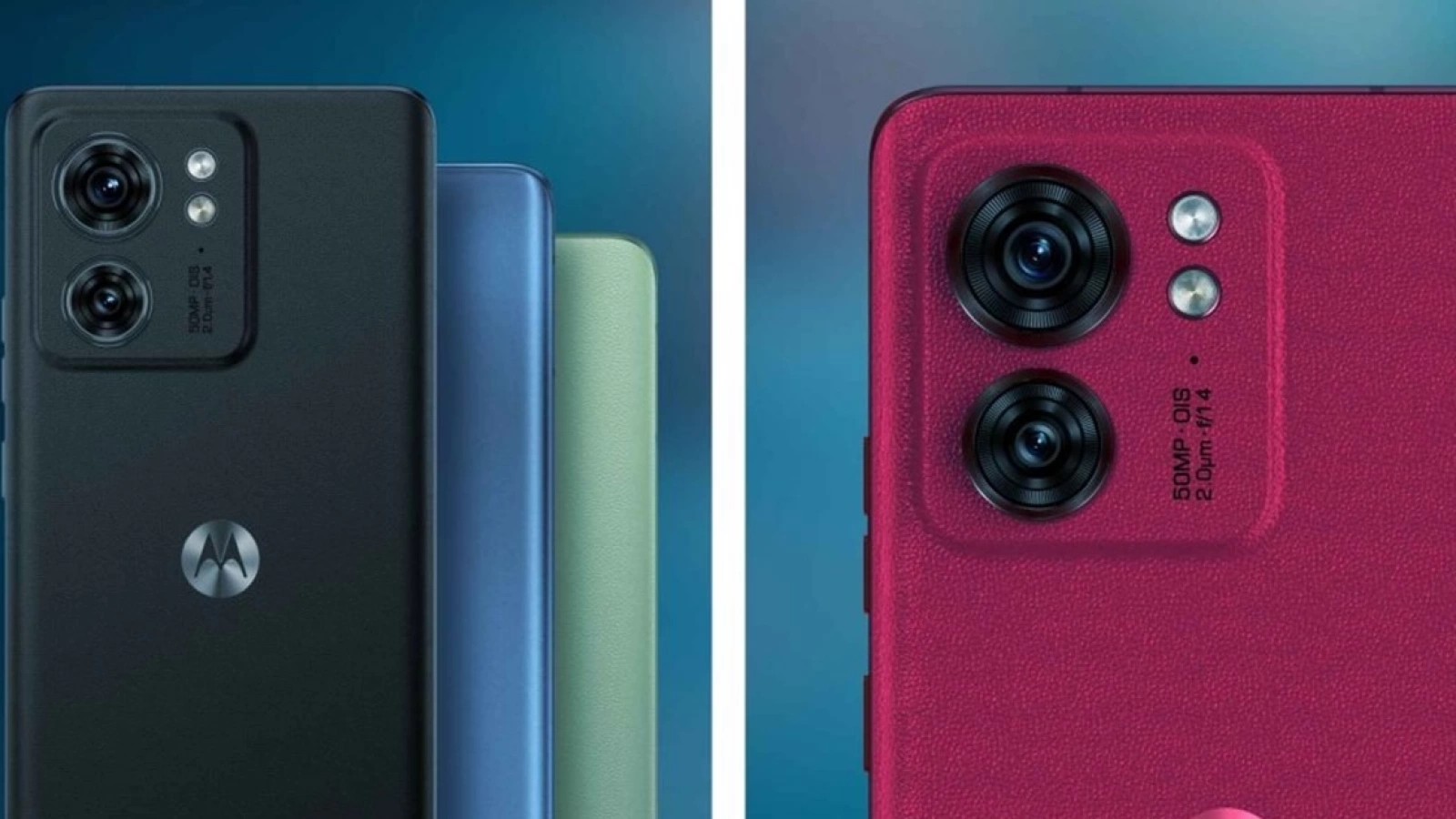 Motorola Edge 40 apare în imagini promoționale înainte de debut; Vine pe 4 nuanțe atractive și are spate din imitație de piele